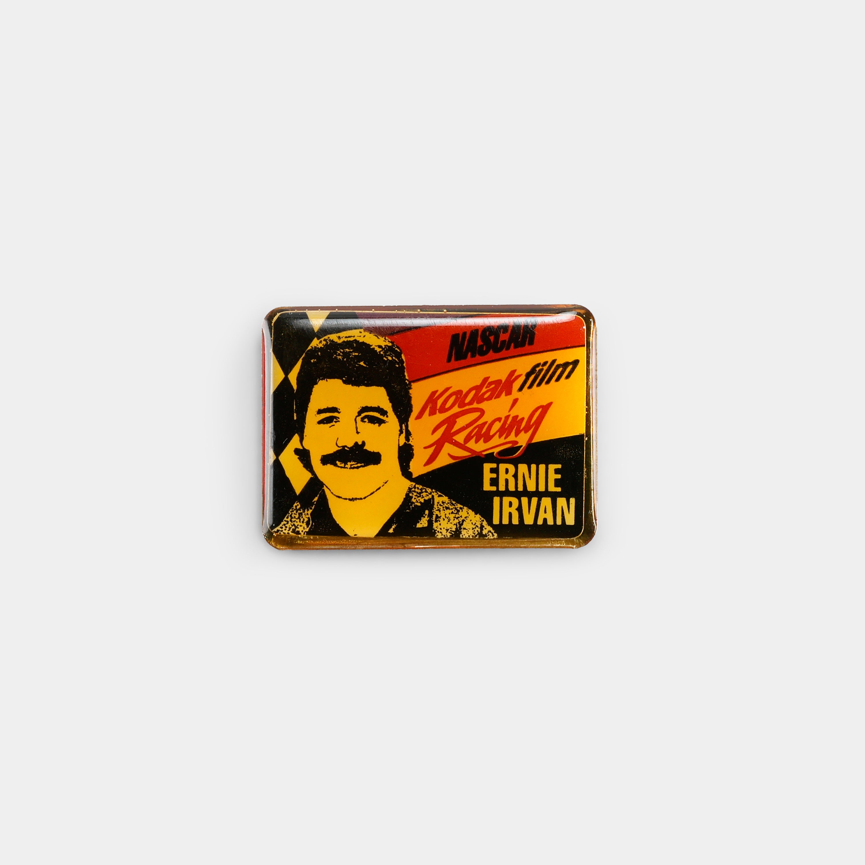 Nascar Kodak Film Racing Ernie Irvan Vintage Enamel Pin