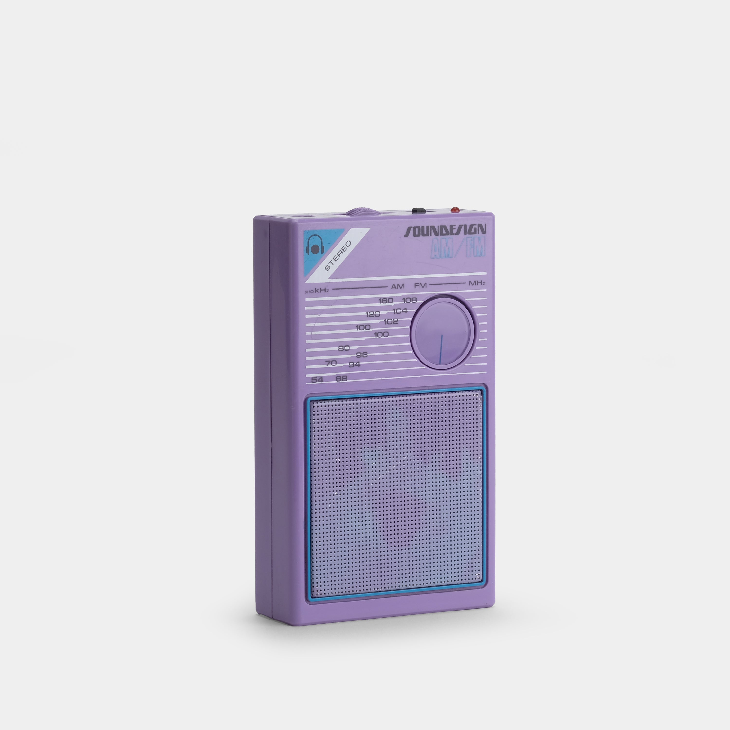 Soundesign 2020 LAV Purple AM/FM Portable Radio