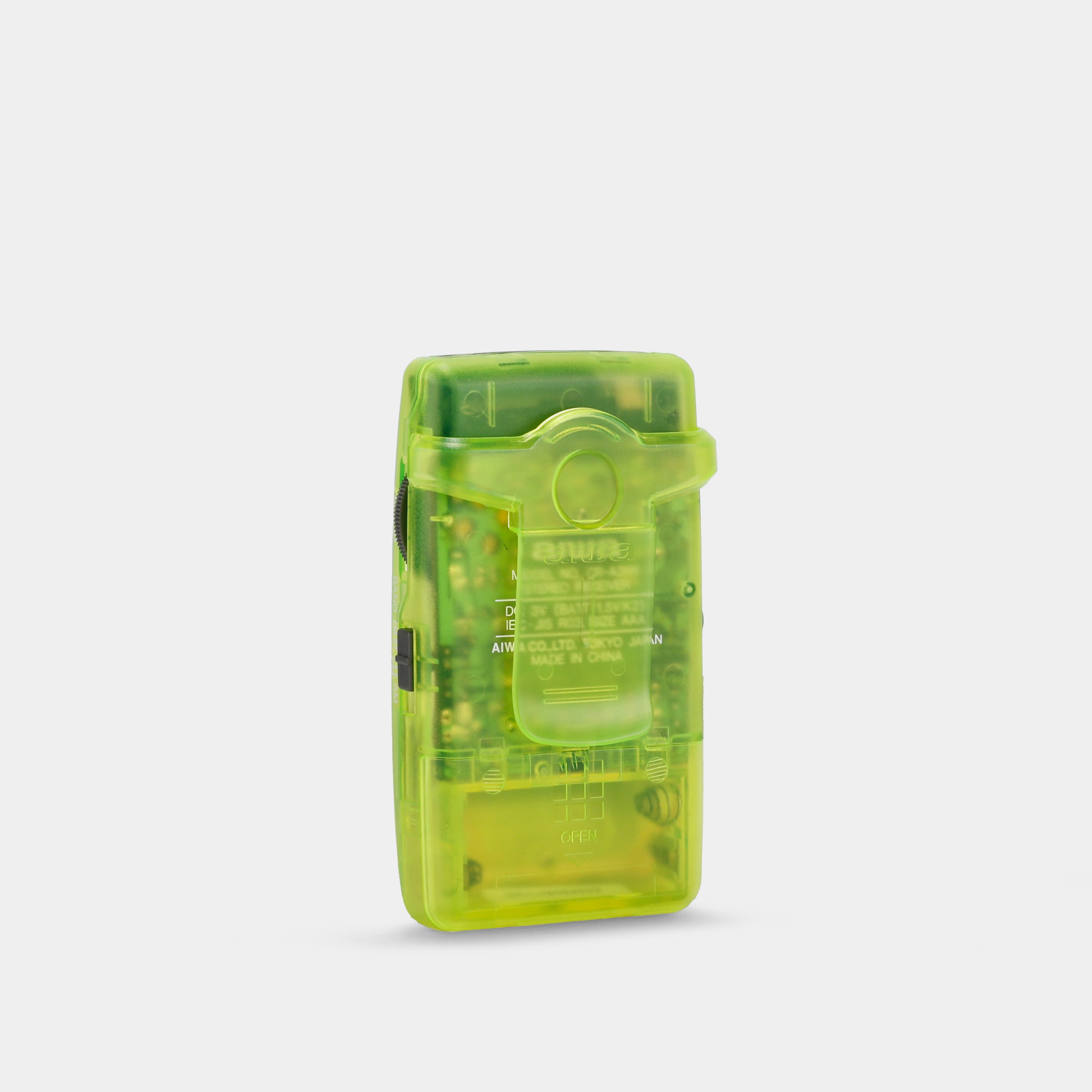 Aiwa CR-A31 Transparent Green AM/FM Stereo Portable Radio