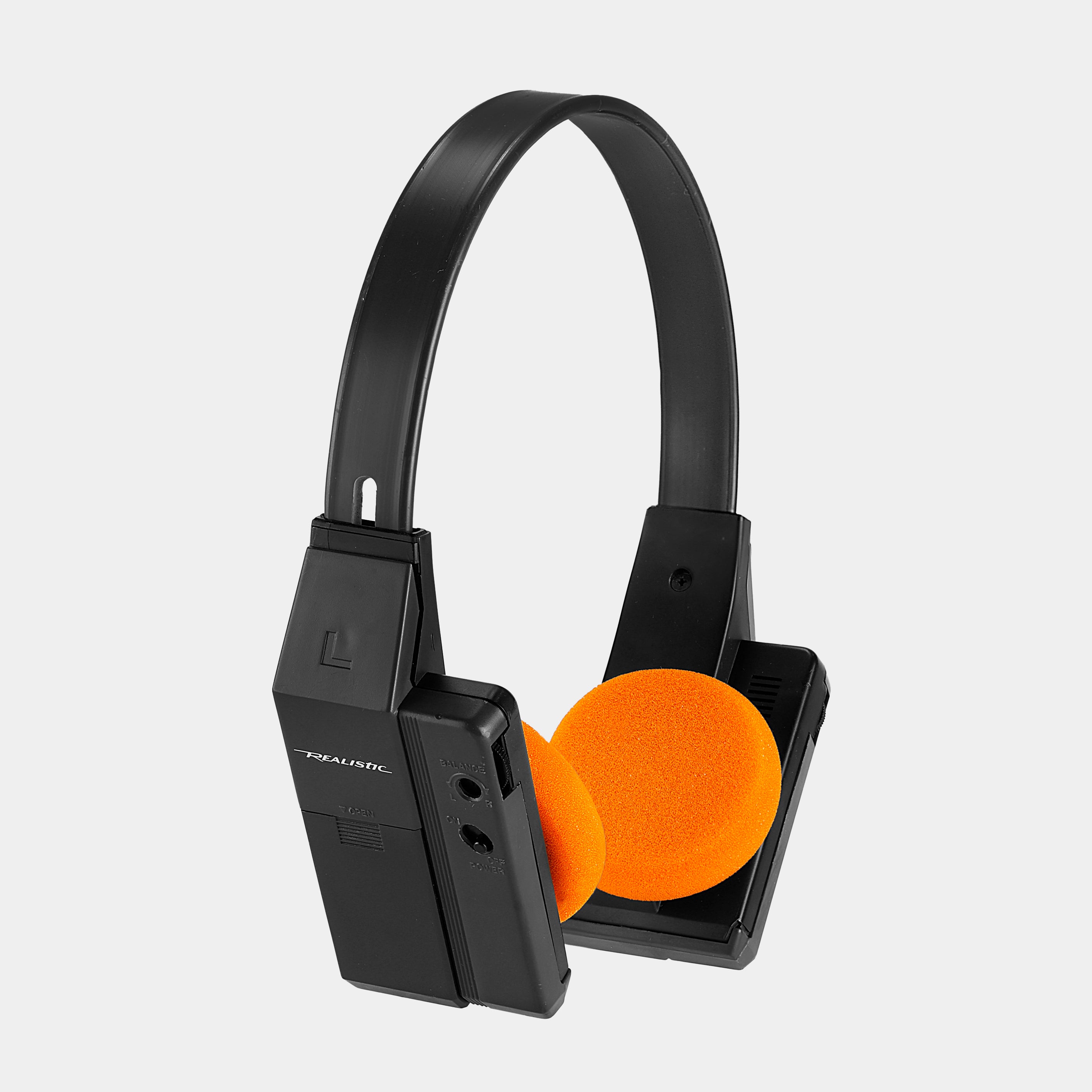 Realistic AM/FM Stereo Mate On-Ear Radio Headphones