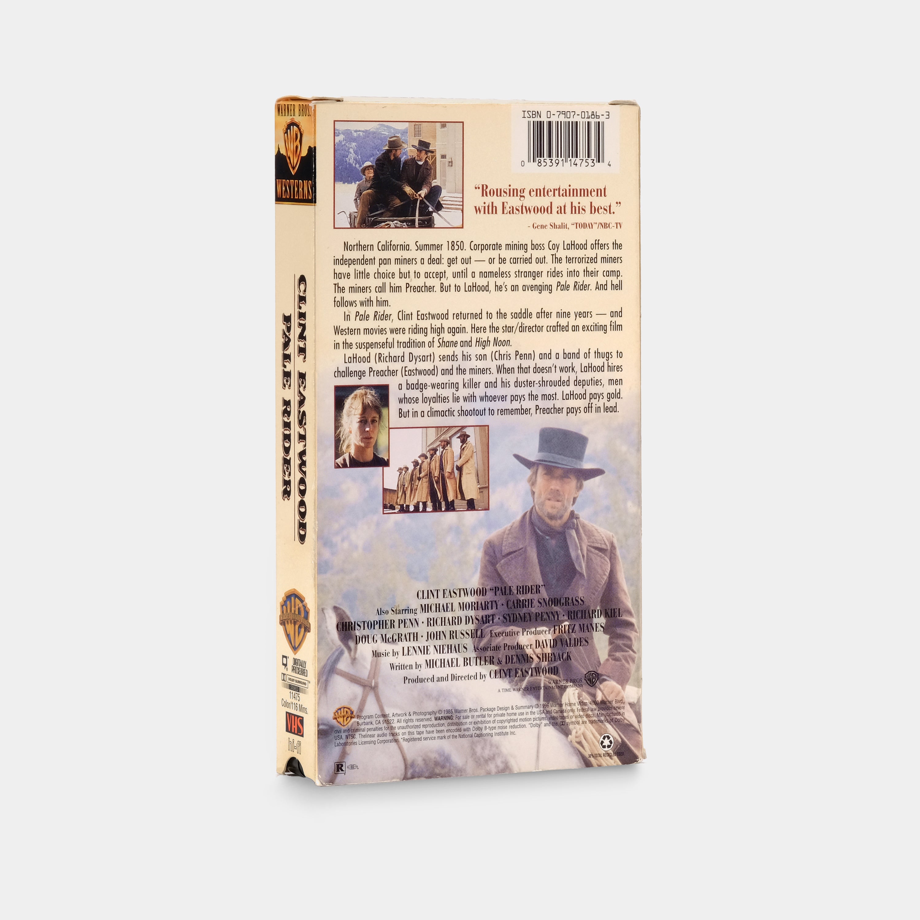 Pale Rider VHS Tape