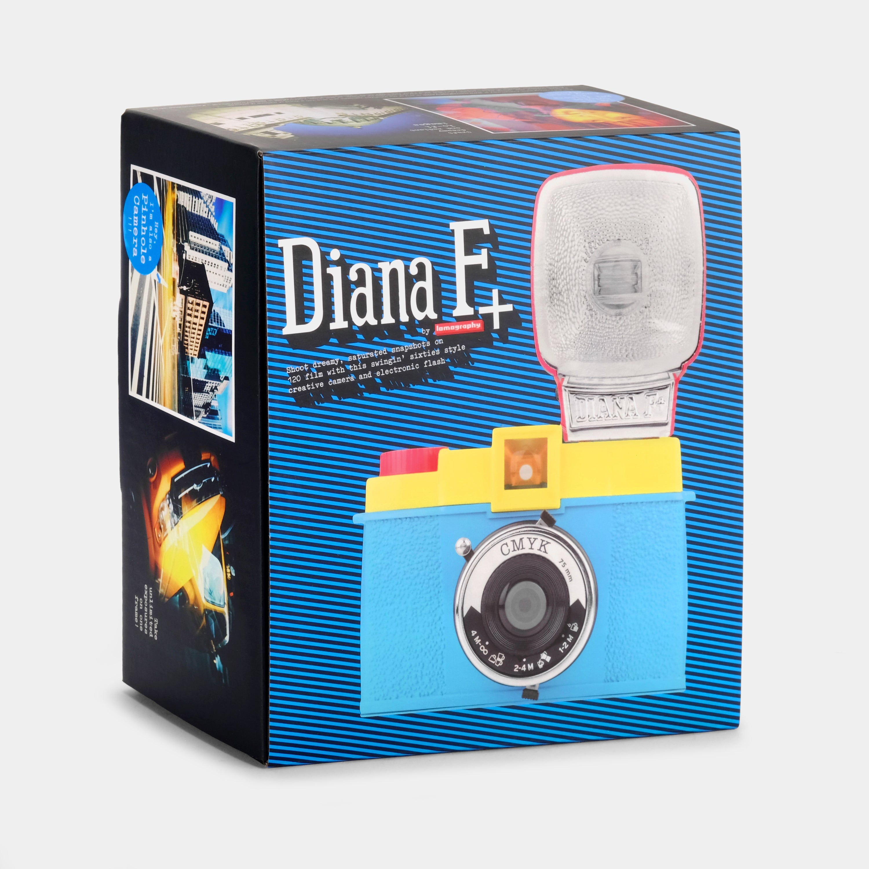 Lomography Diana F+ CMYK Edition 120 Film Camera with Flash