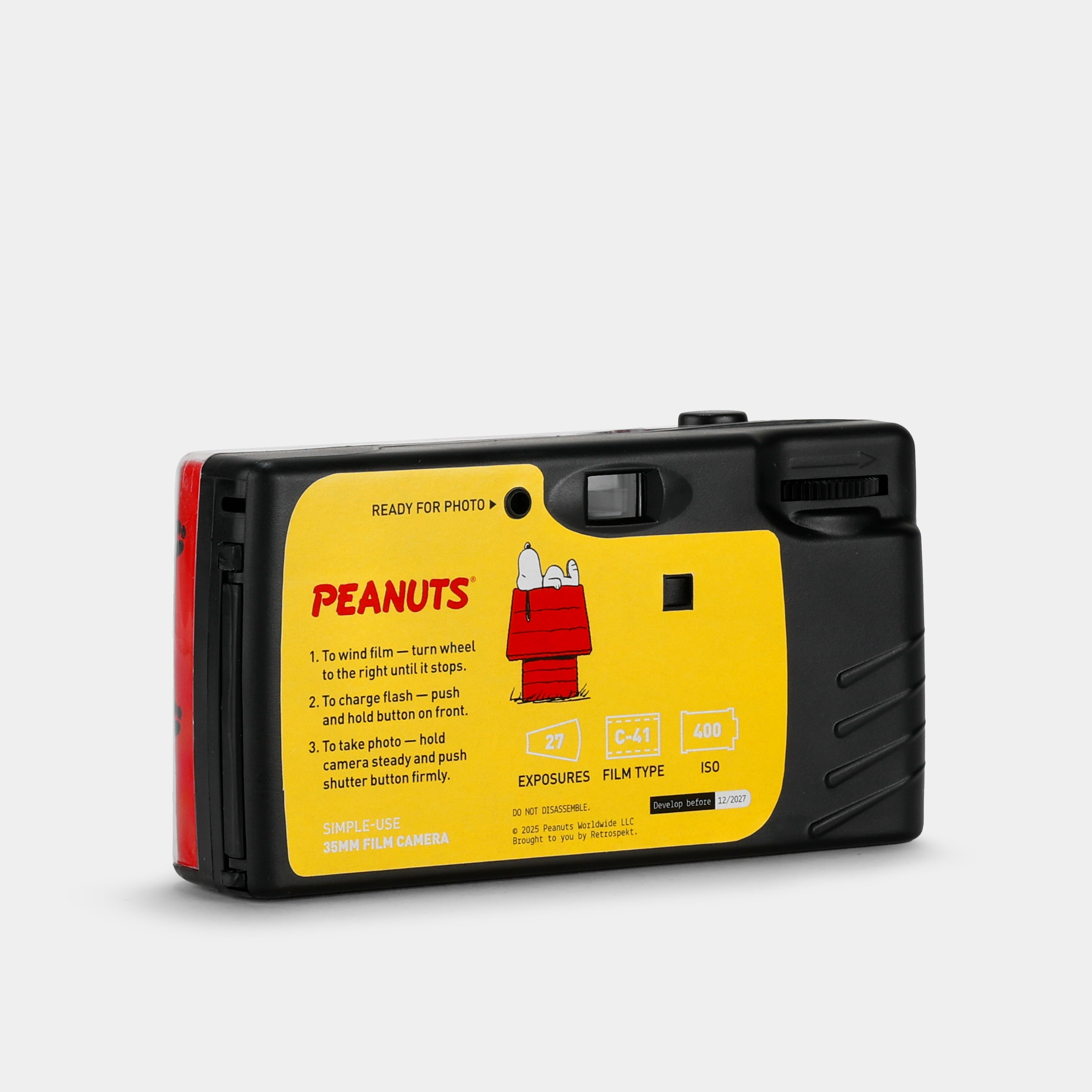 Snoopy Preloaded 35mm Film Simple-Use Camera