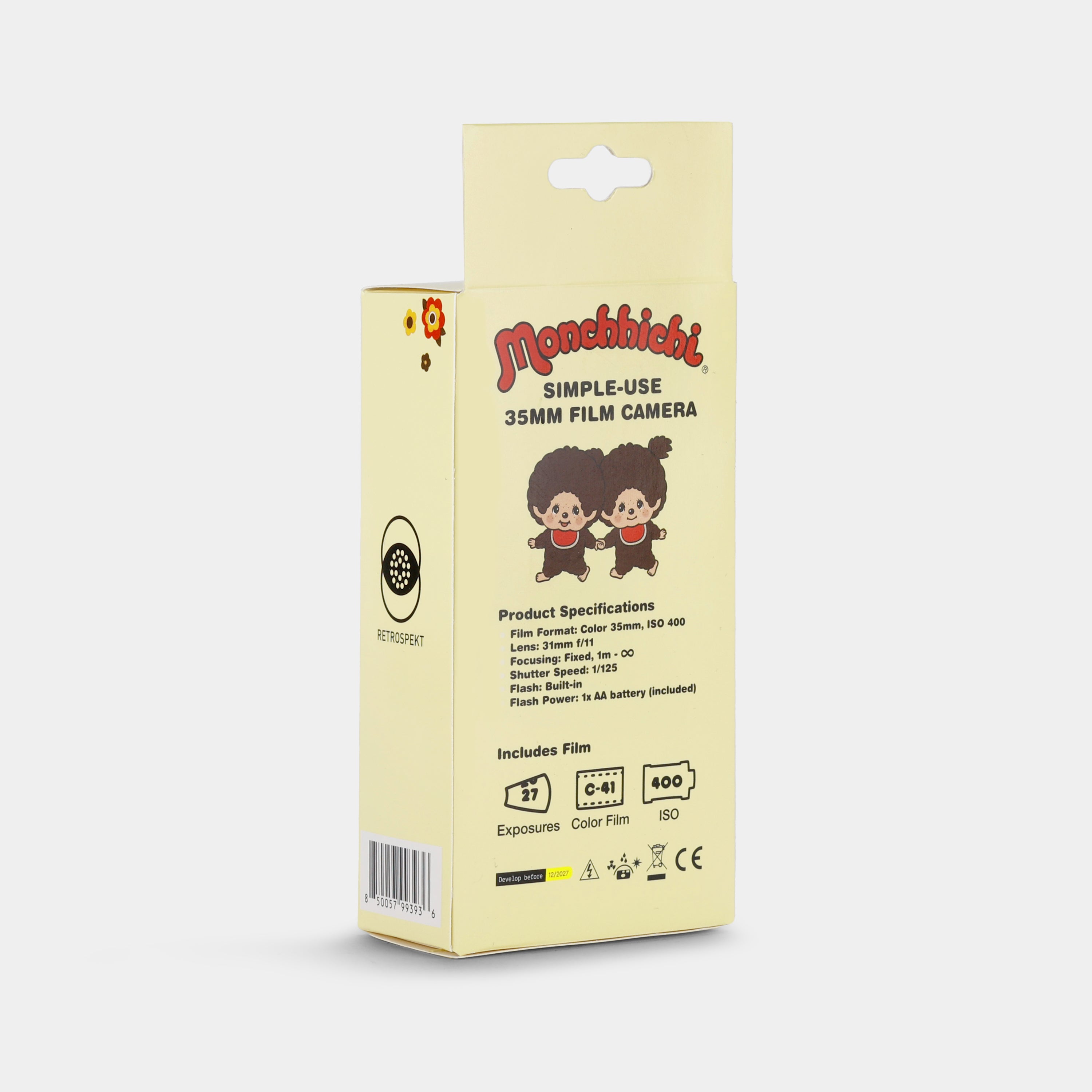 Monchhichi Preloaded 35mm Film Simple-Use Camera