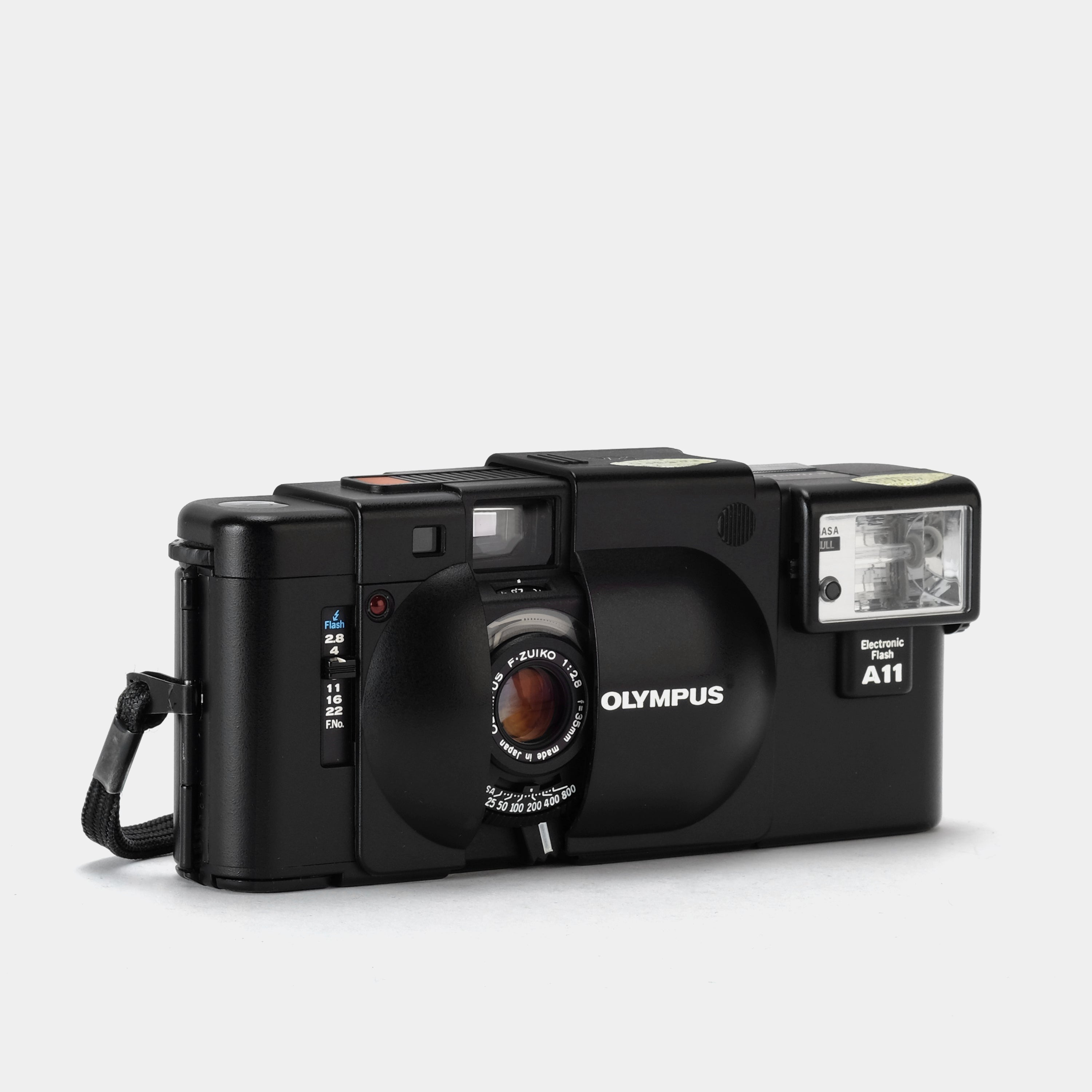Olympus XA with A11 Flash 35mm Rangefinder Film Camera