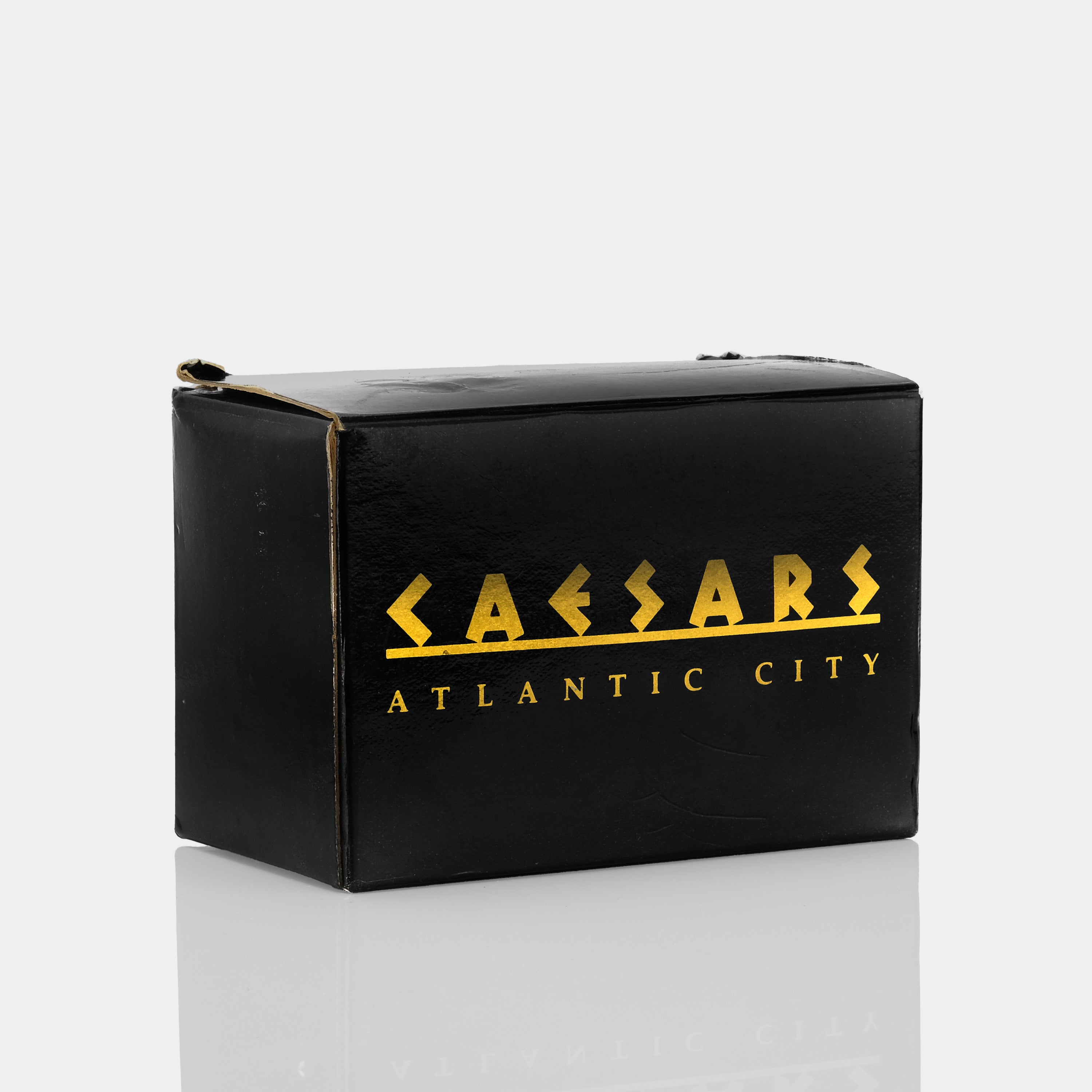 Caesars Atlantic City Black and Gold Point and Shoot 35mm Film Camera (New Old Stock)