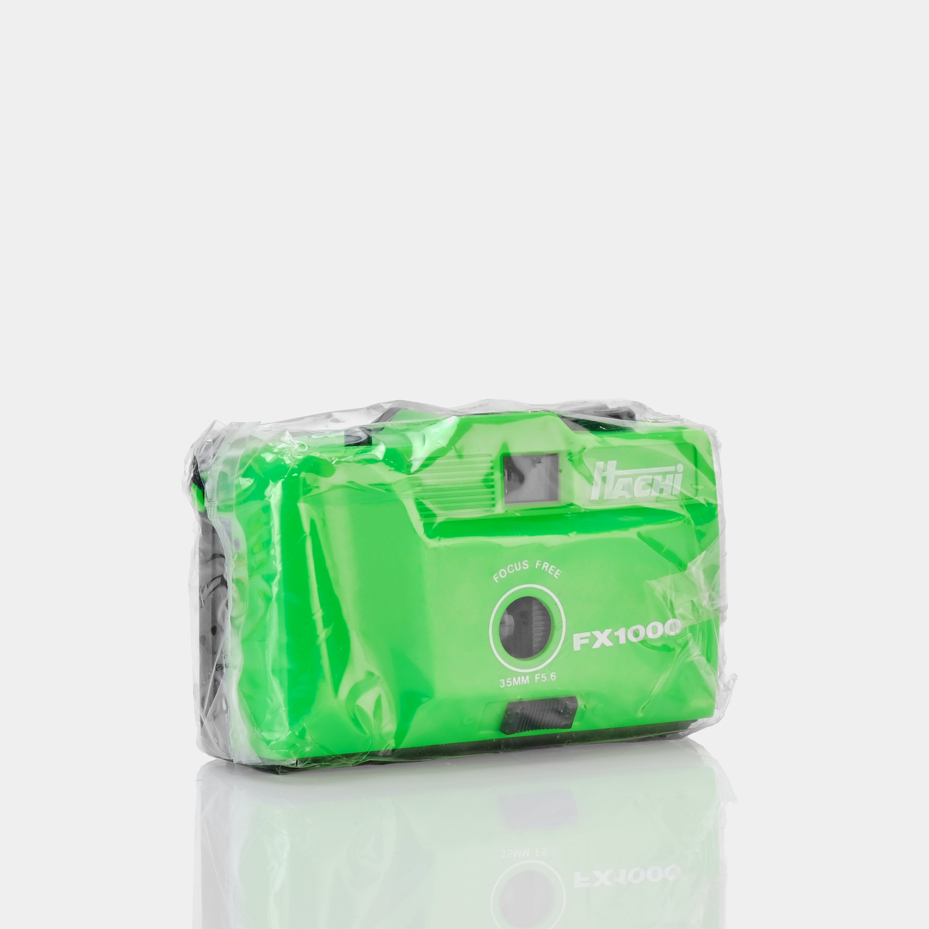 Hachi FX1000 Green 35mm Point and Shoot Film Camera with Case (New Old