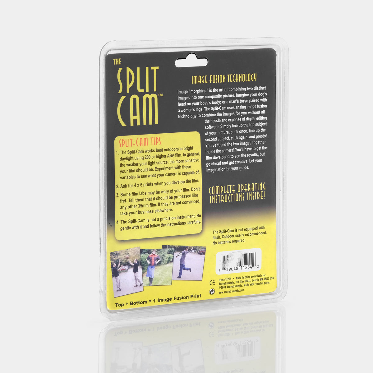 Split Frame Camera The Split-Cam Image Fusion 35mm Point and Shoot Film Camera (New In Pa
