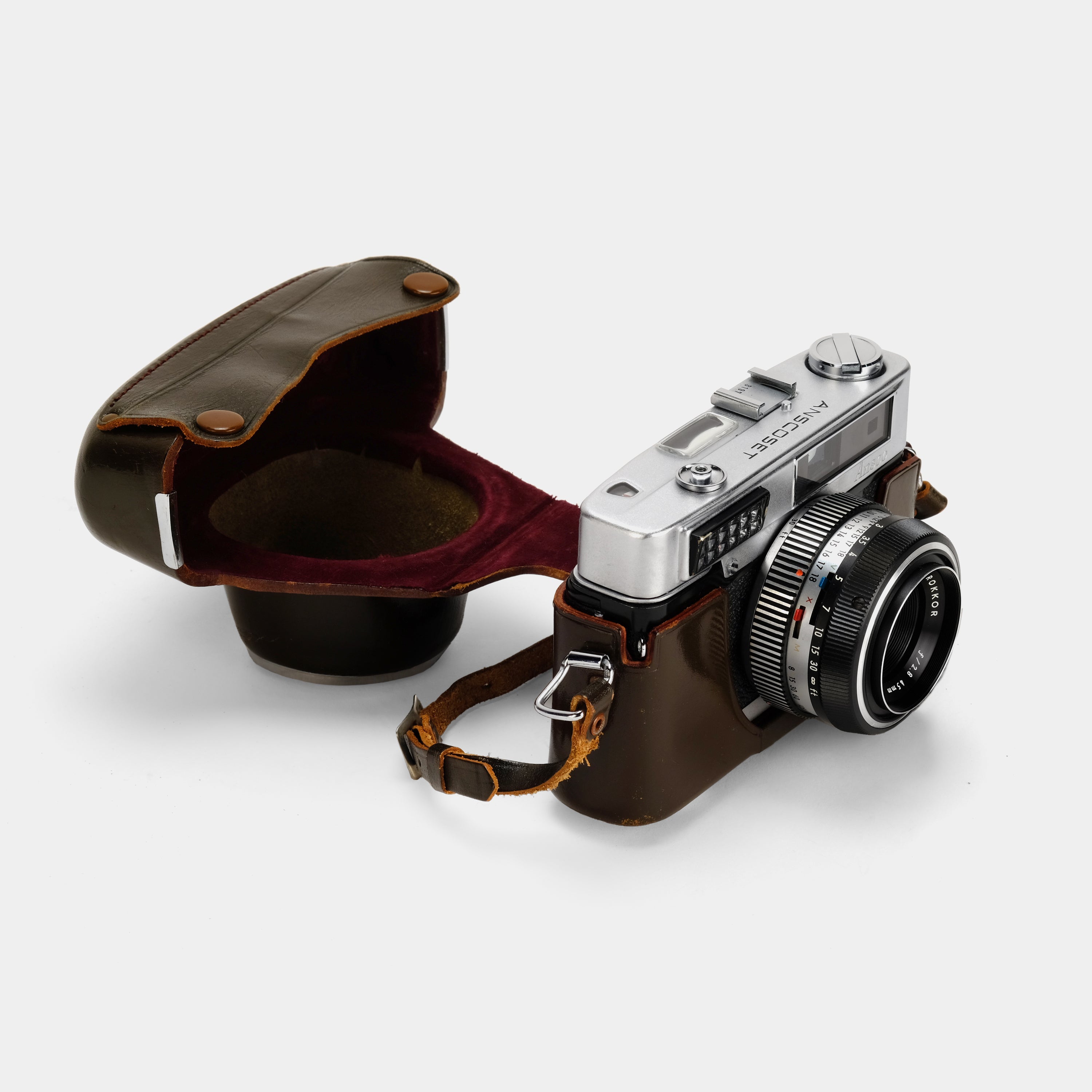 Ansco Anscoset 35mm Rangefinder Film Camera