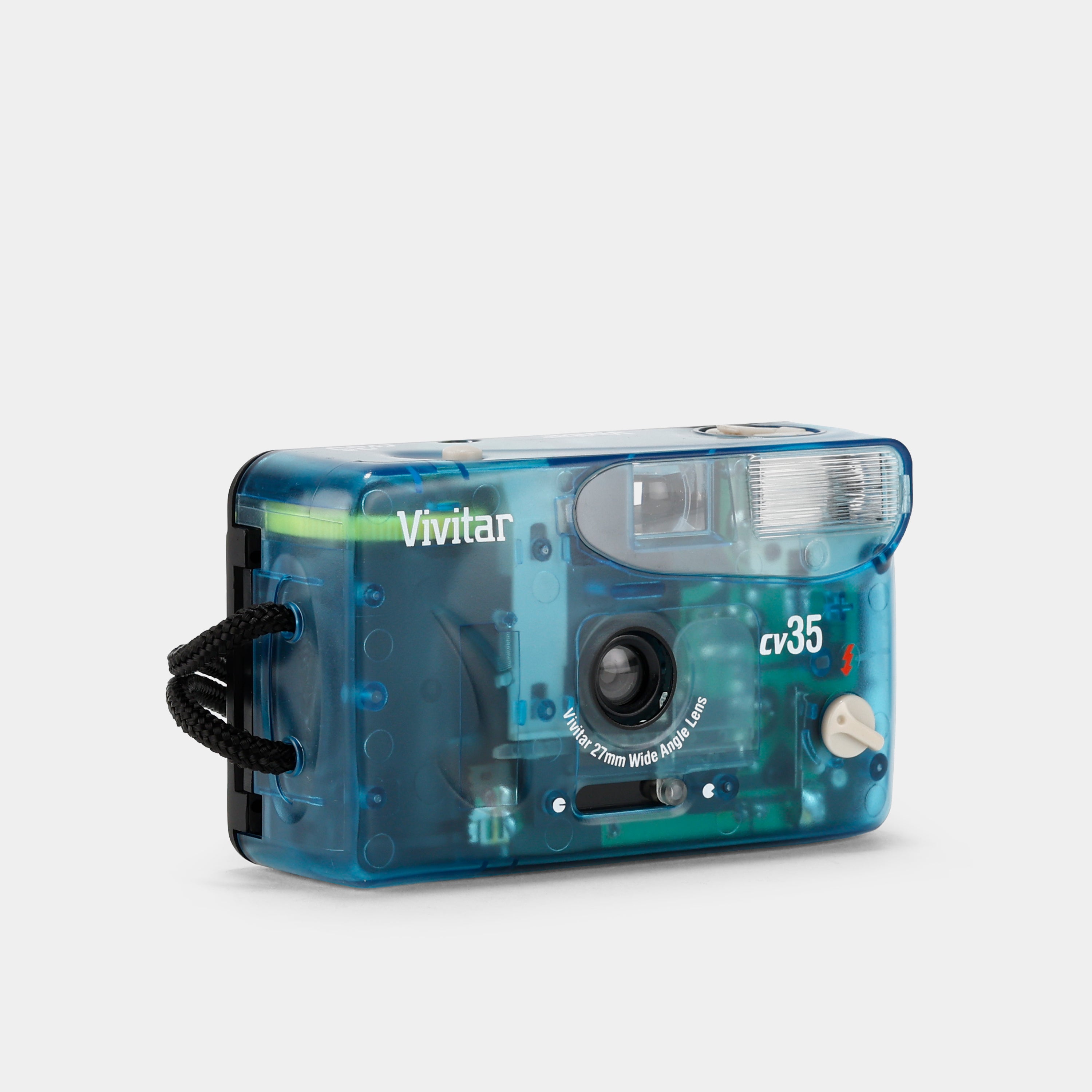 Vivitar CV35 Transparent Blue 35mm Point and Shoot Film Camera