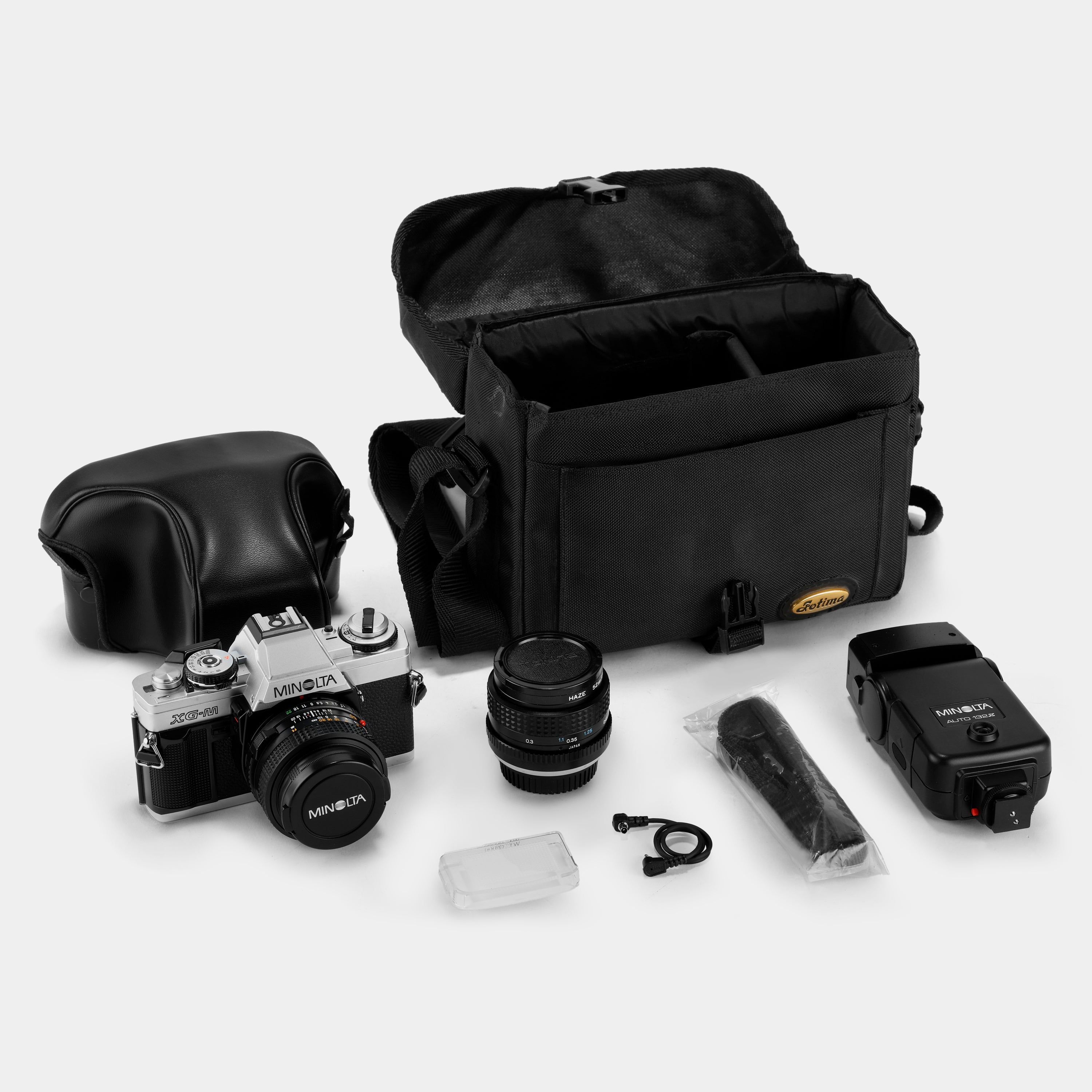 Minolta XG-M SLR 35mm Film Camera Kit