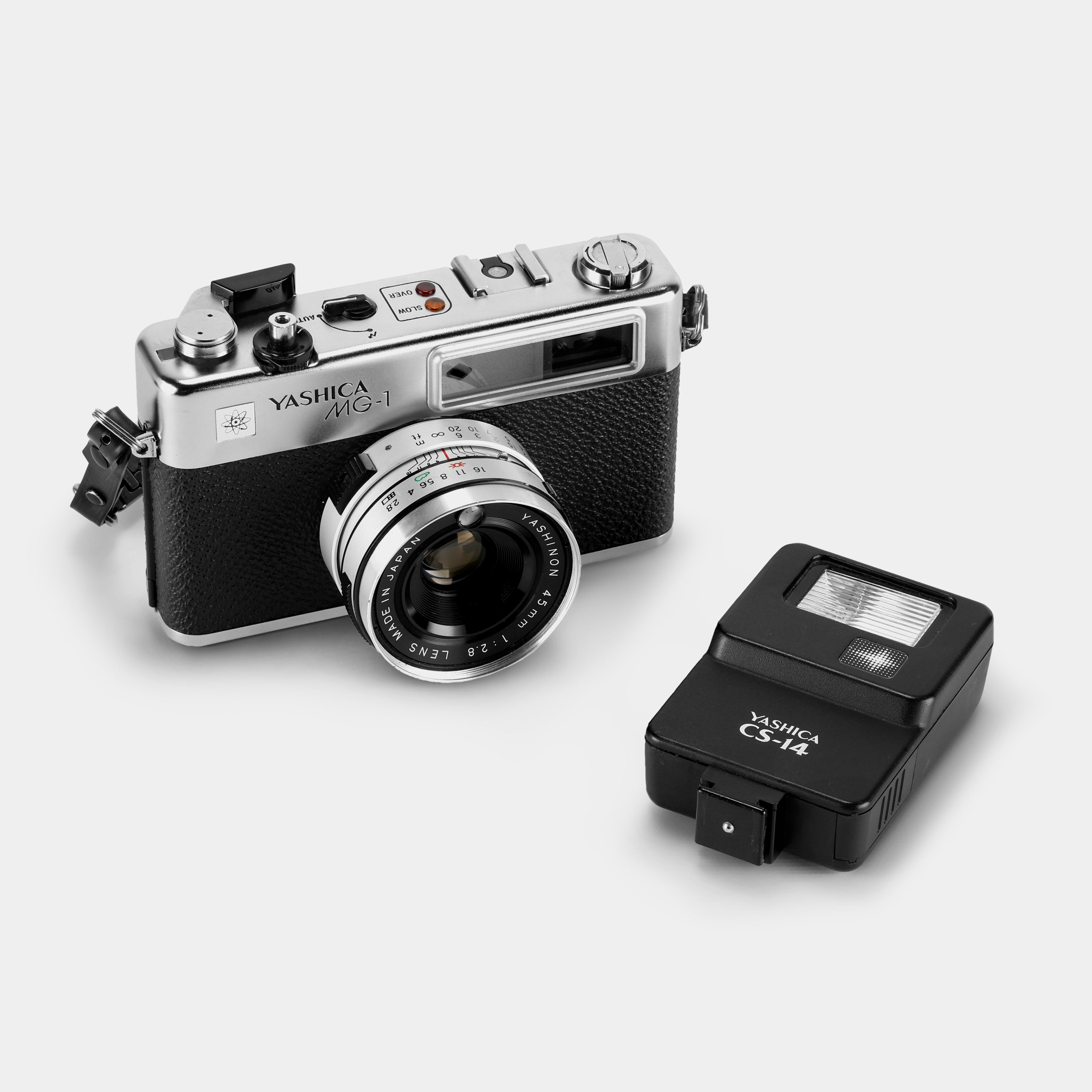 Yashica MG-1 35mm Film Camera with Yashica CS-14 Flash