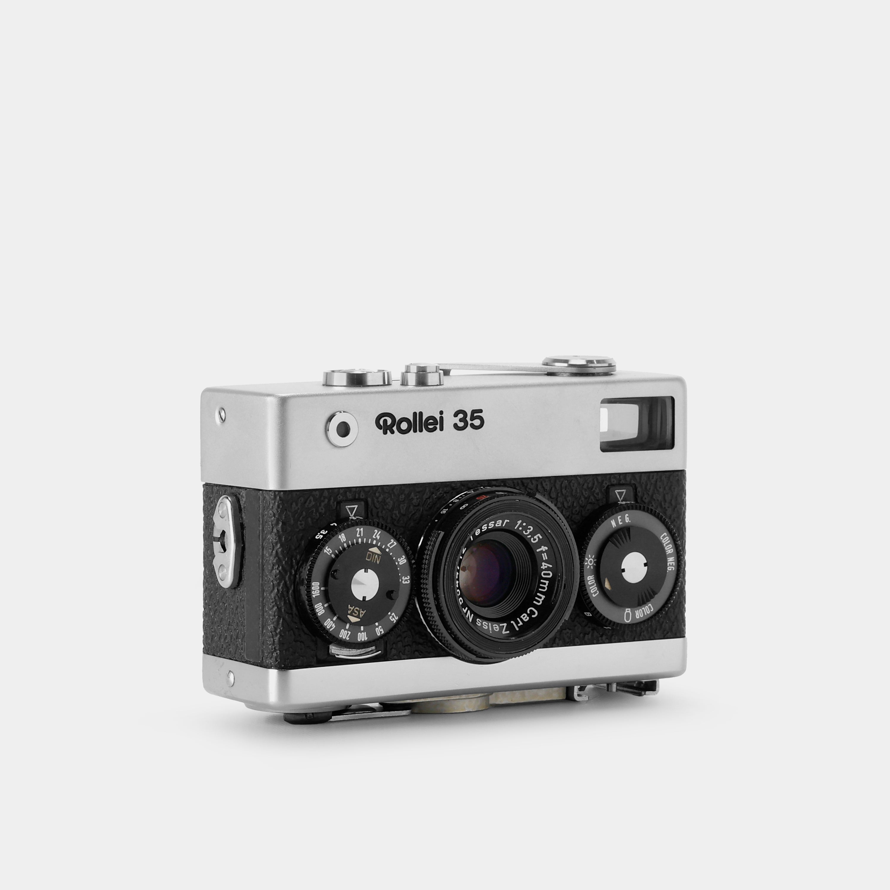 CLA済み Rollei 35 LED フィルムカメラ +128BC Flash Rollei 35 Compact 35mm Film Camera with Case and 128BC Flash