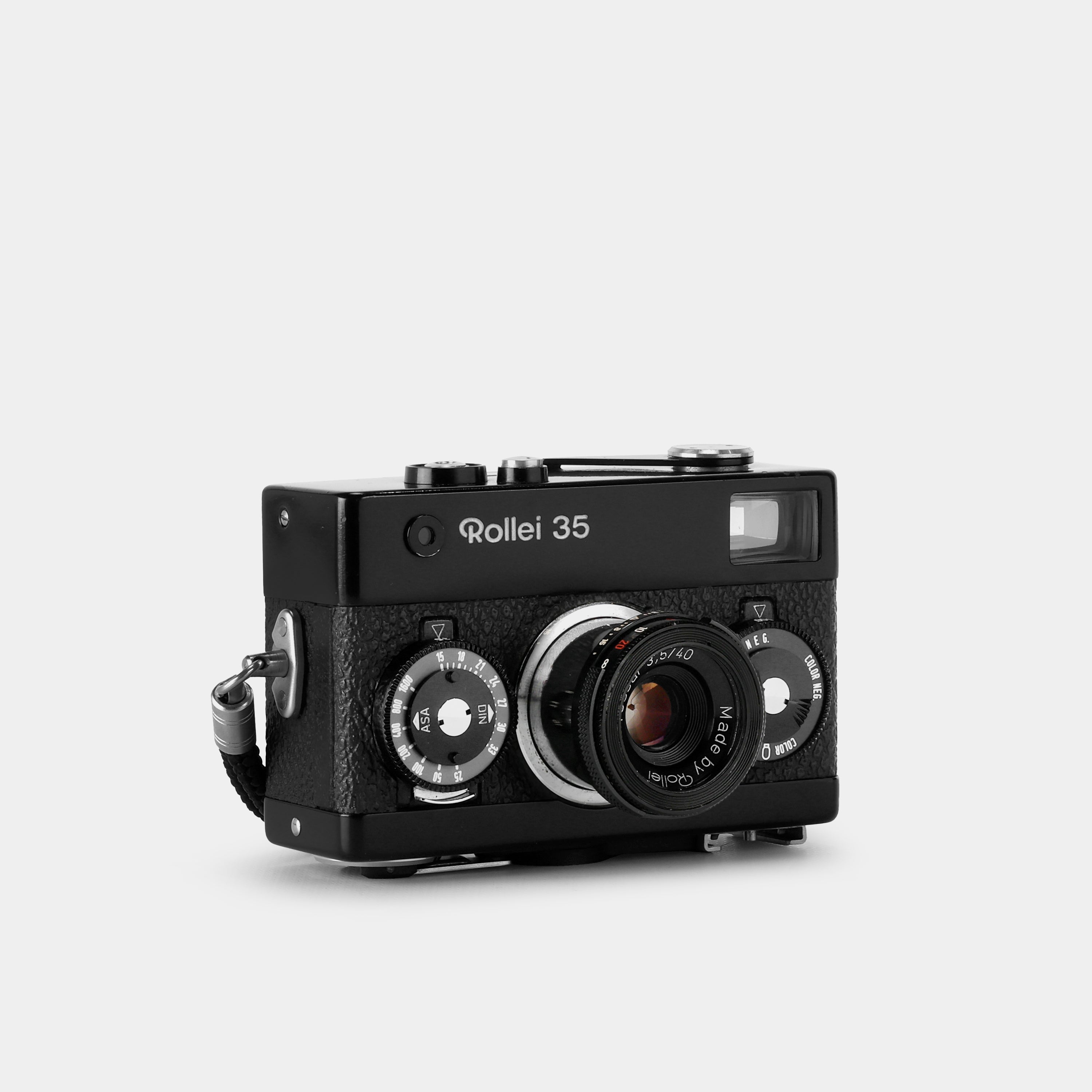 Rollei 35 Black Compact 35mm Film Camera with Flash