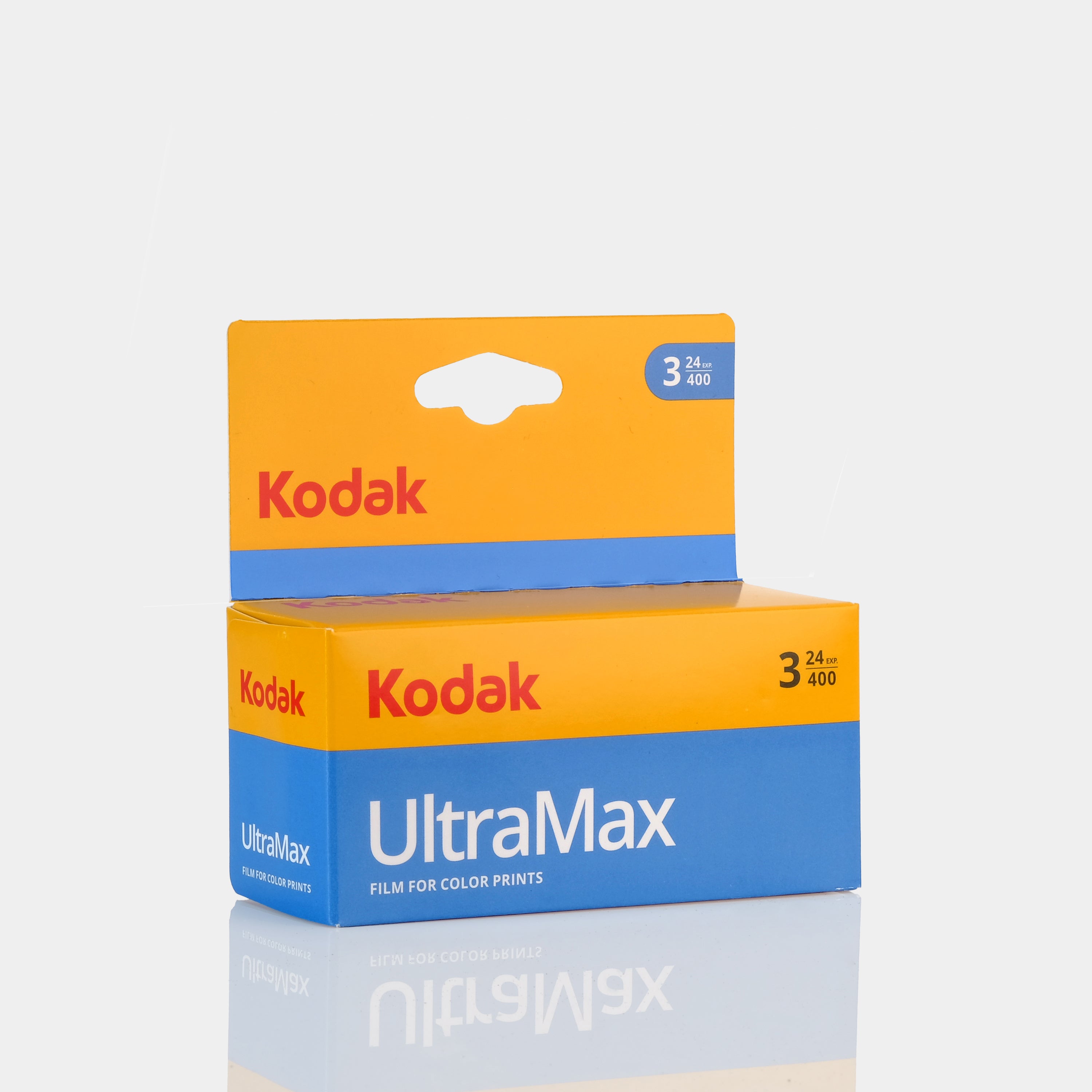 Kodak M38 Reusable 35mm Point and Shoot Blue Compact Film Camera With 3-Pack Kodak UltraMax Film