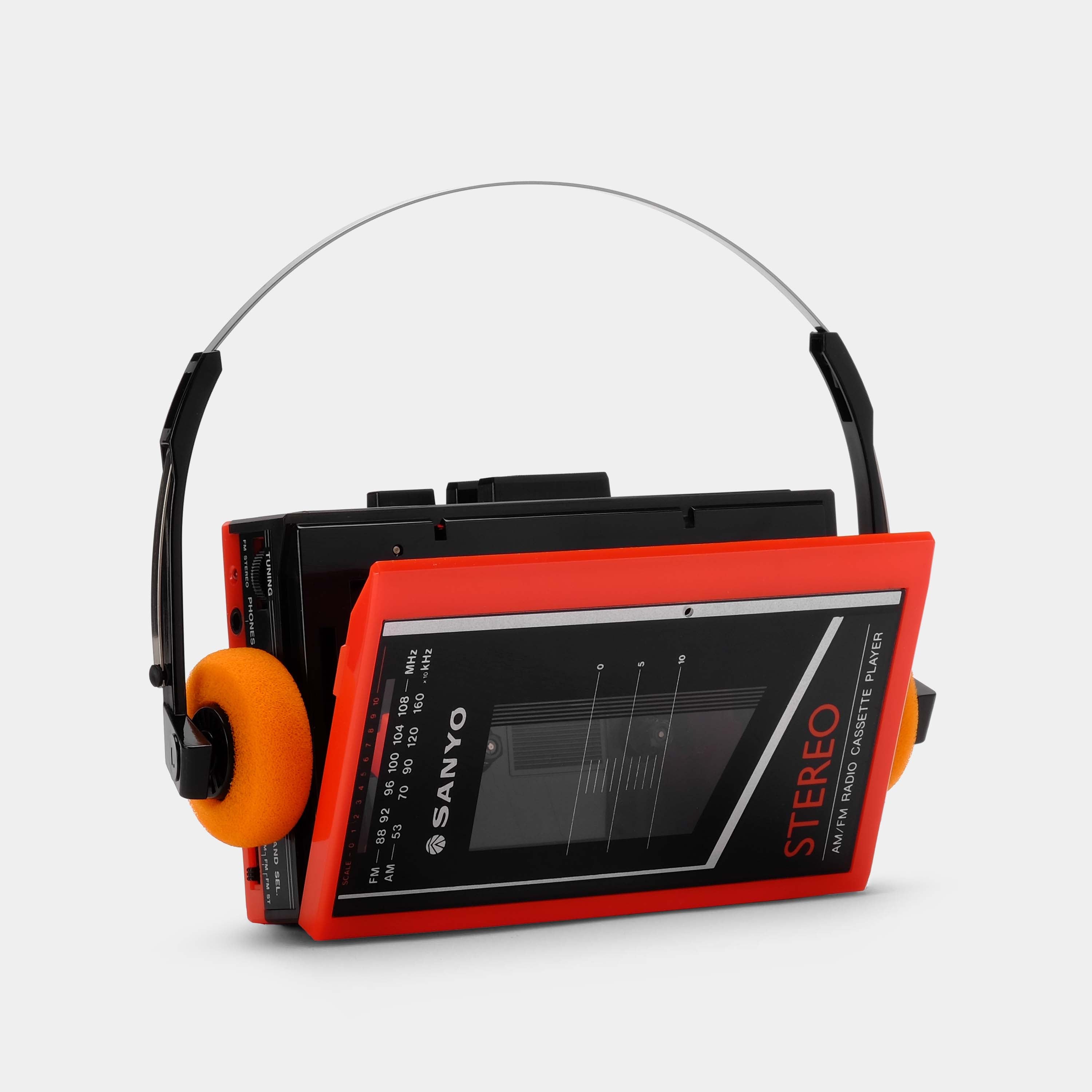 Sanyo MGR61 Red AM/FM Portable Cassette Player – Retrospekt