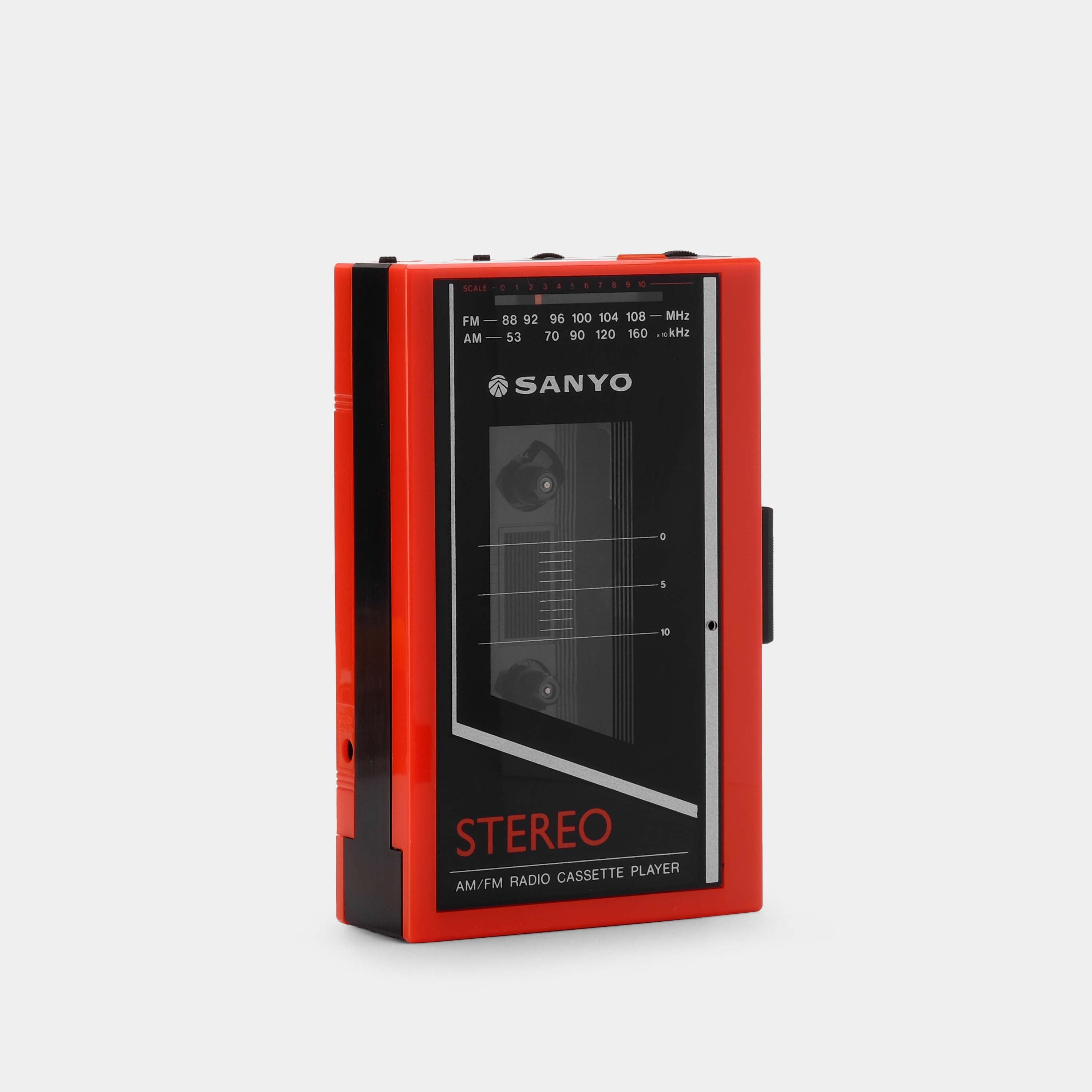 Sanyo MGR61 Red AM/FM Portable Cassette Player