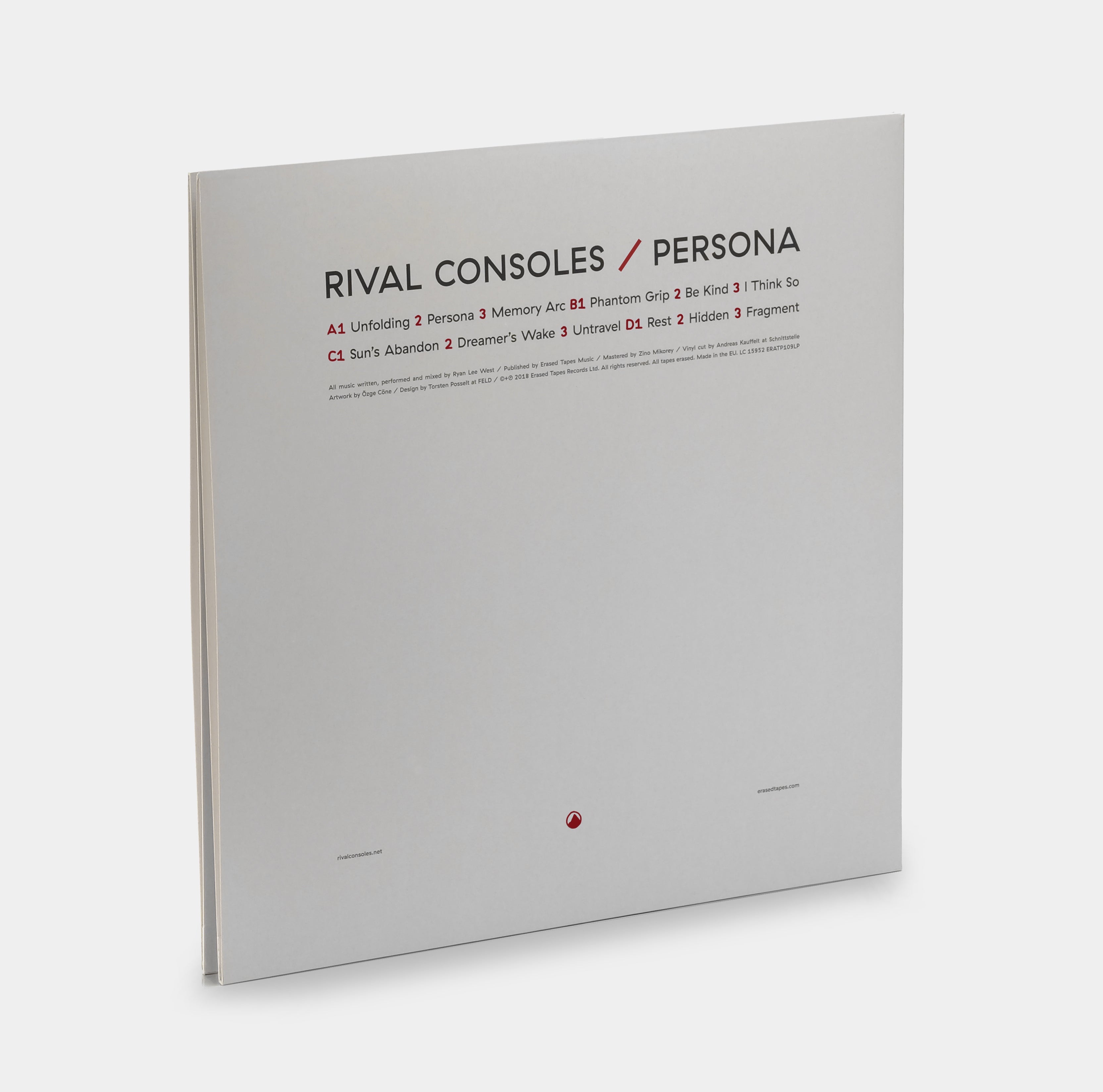 Rival Consoles - Persona 2xLP Vinyl Record