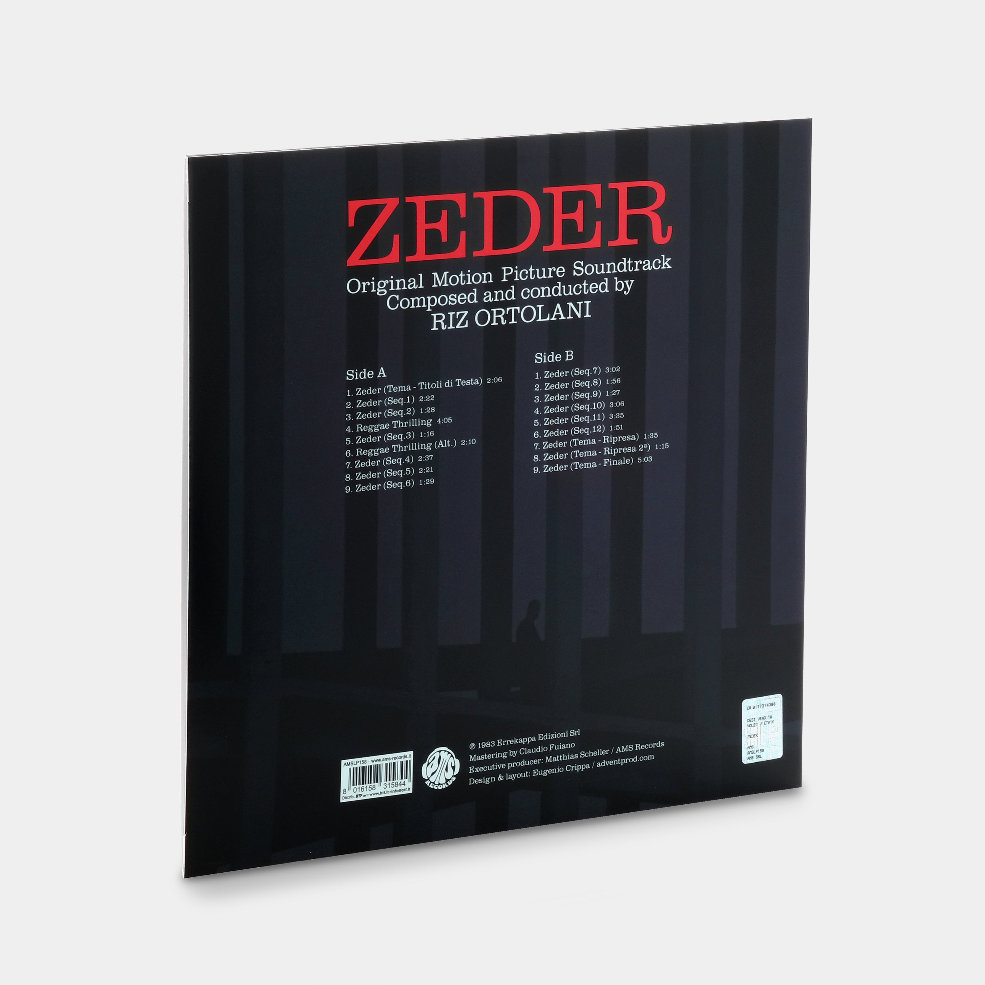 Riz Ortolani - Zeder (Original Motion Picture Soundtrack) LP Vinyl Record