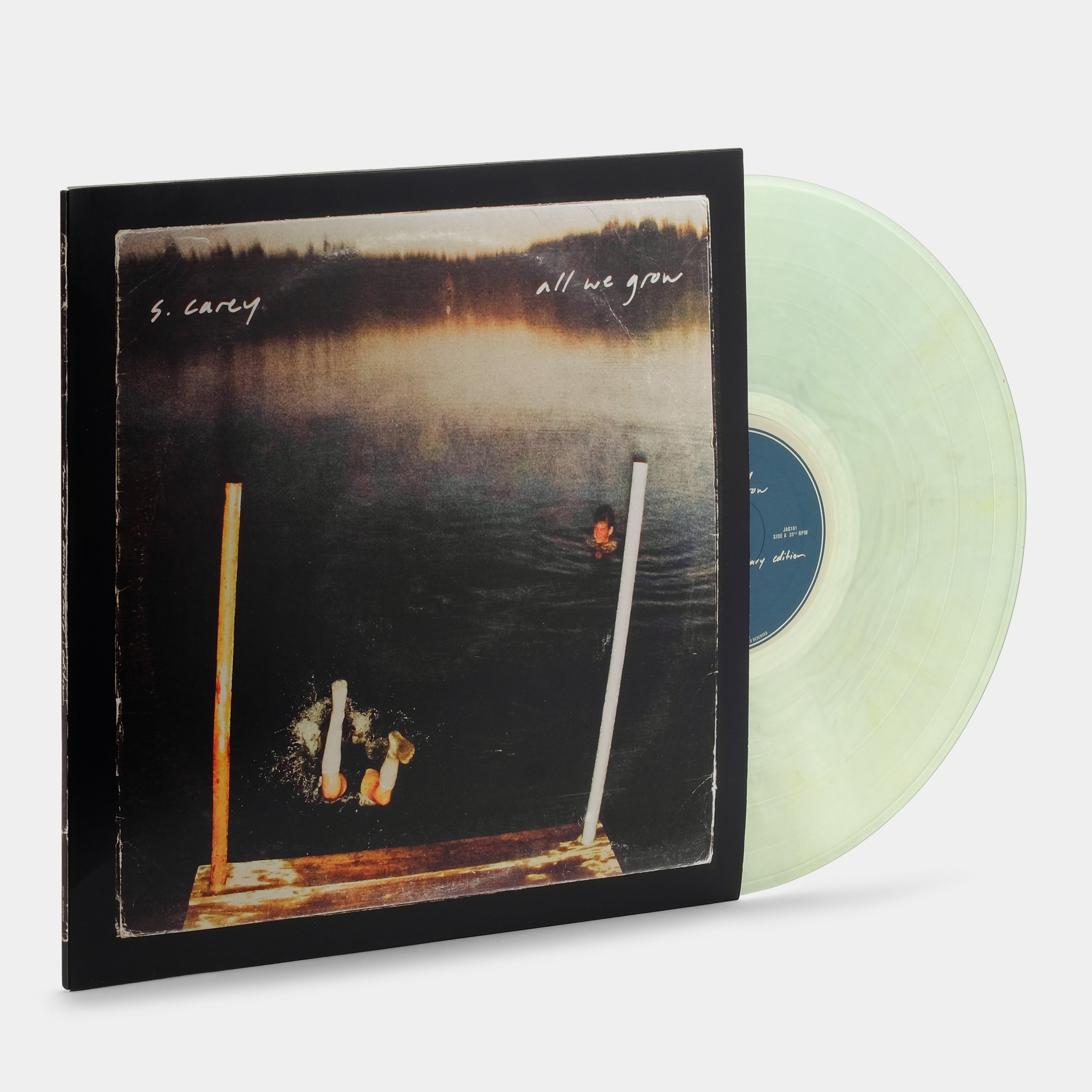 S. Carey - All We Grow (10th Anniversary Edition) LP Translucent Sea Glass Wave Vinyl Record