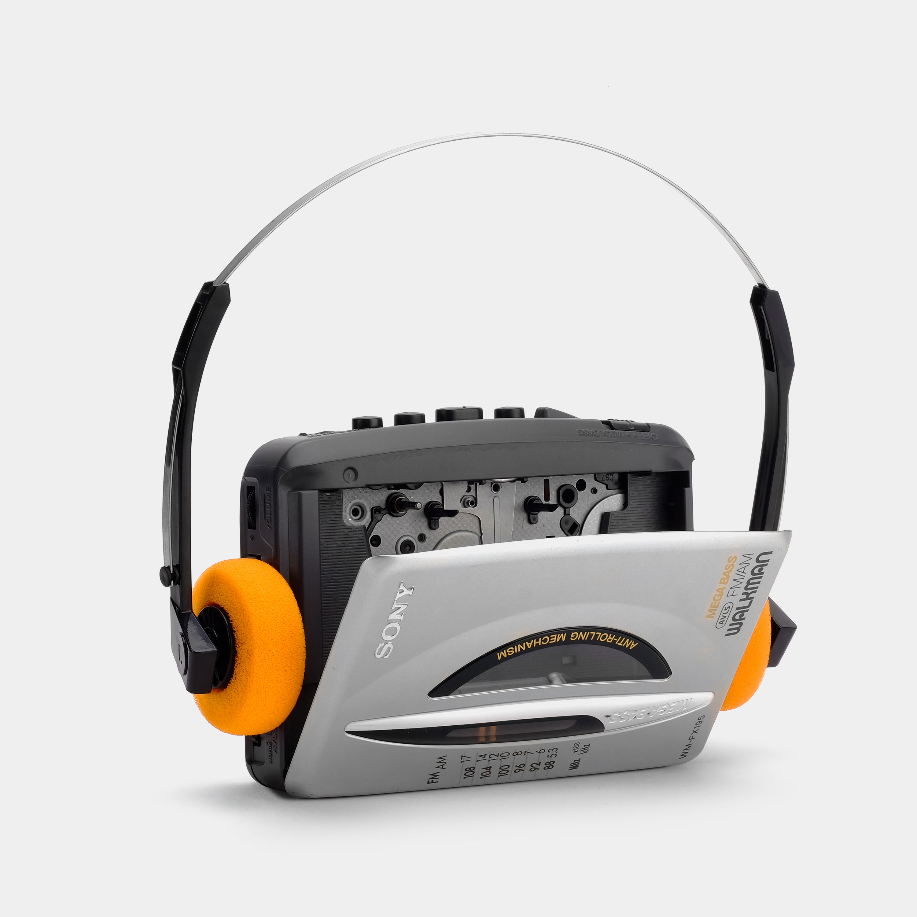 Sony Walkman AM/FM Cassette Player w/ Headphones WM-FX355 Tested-Works
