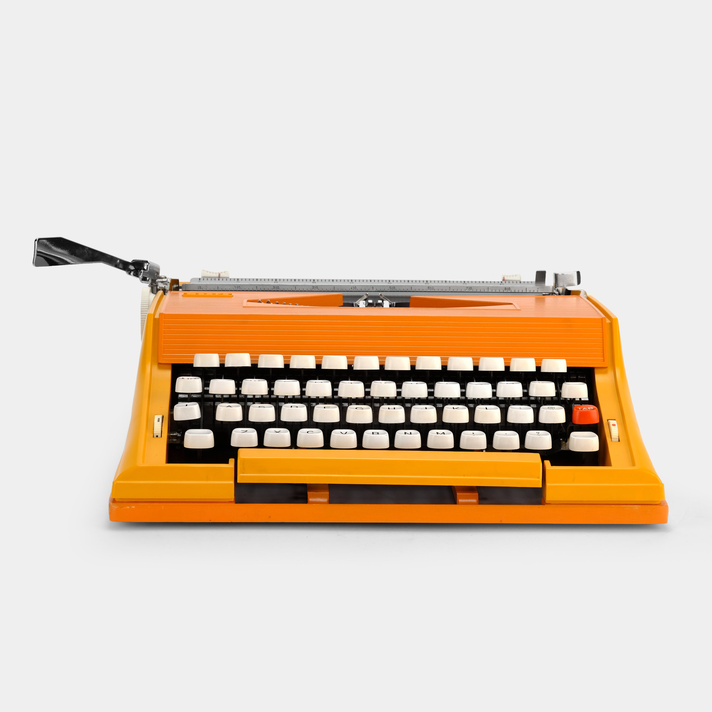 Sears Chevron Orange Manual Typewriter and Case