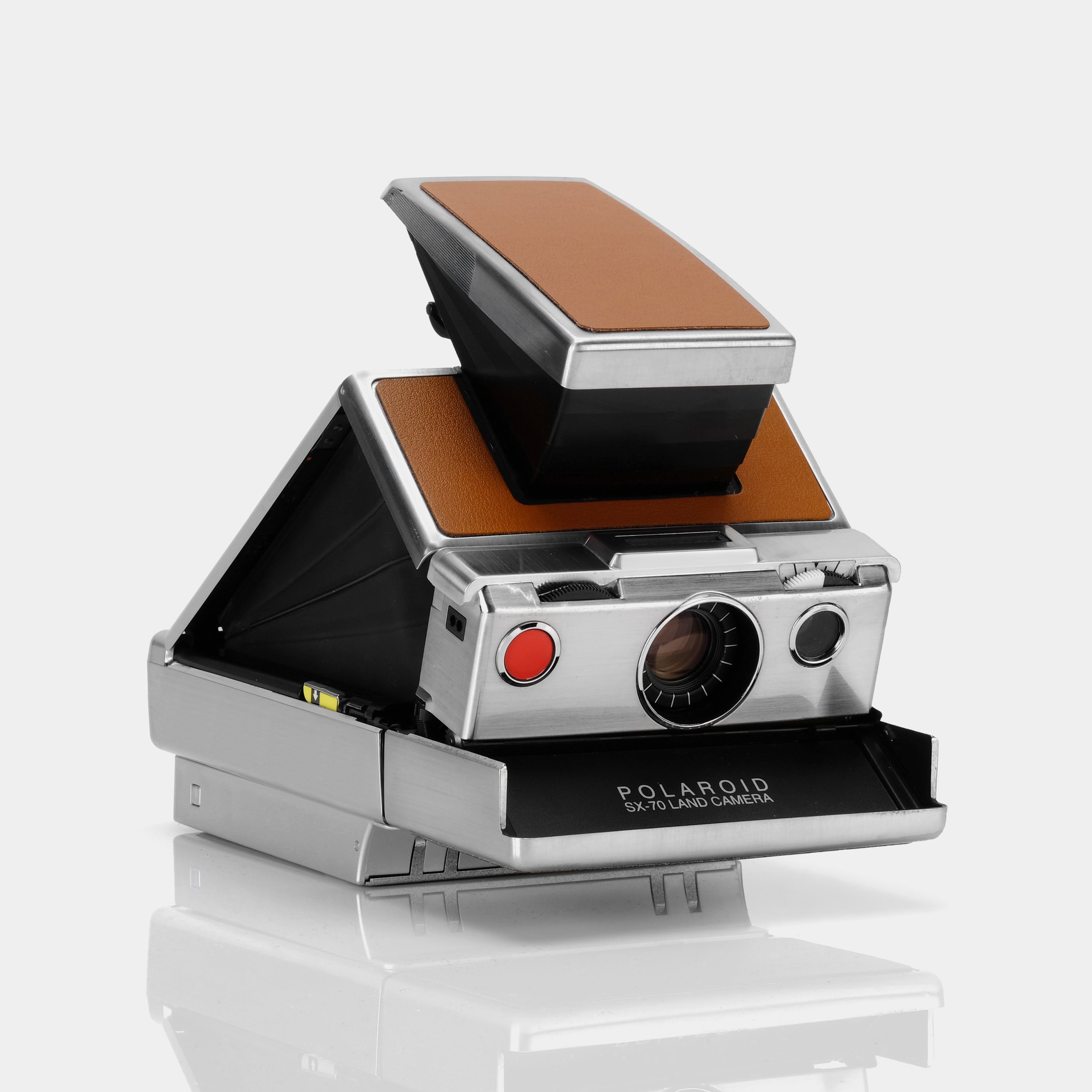 Polaroid SX-70 Original Chrome Instant Camera with i-Type Power Pack