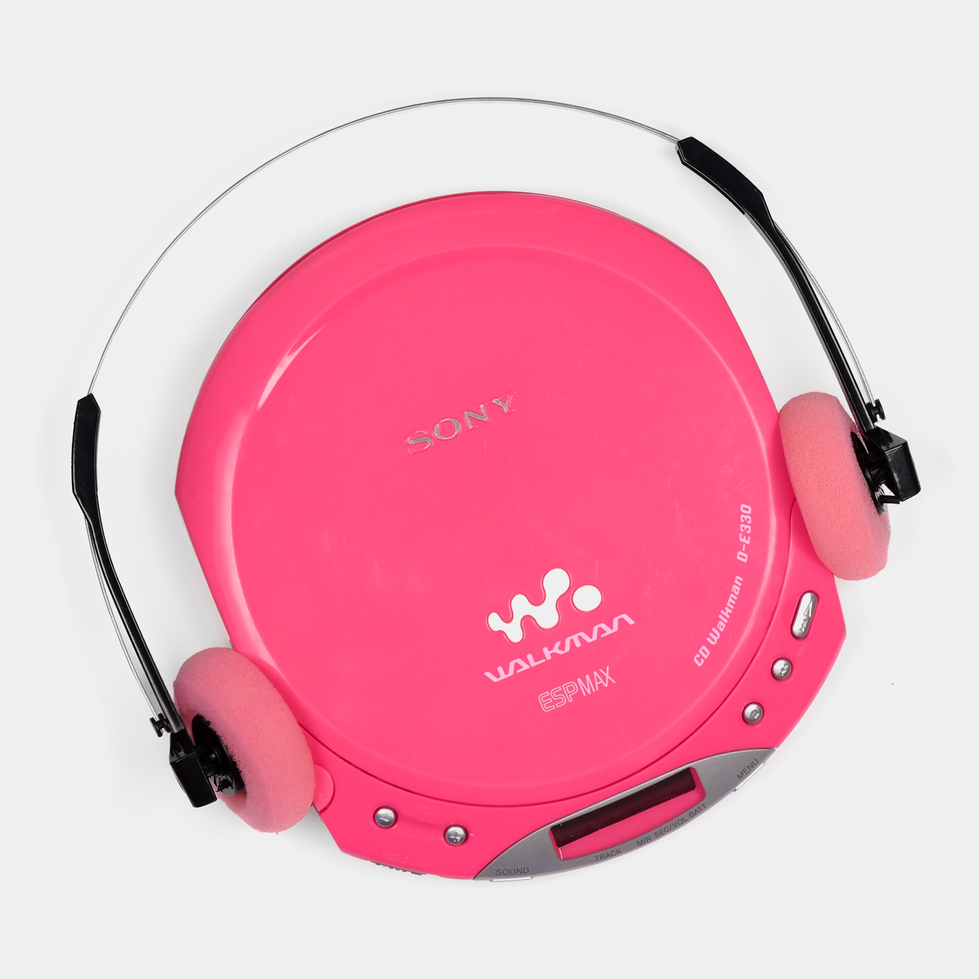 Sony Walkman D-E330 Pink Portable CD Player