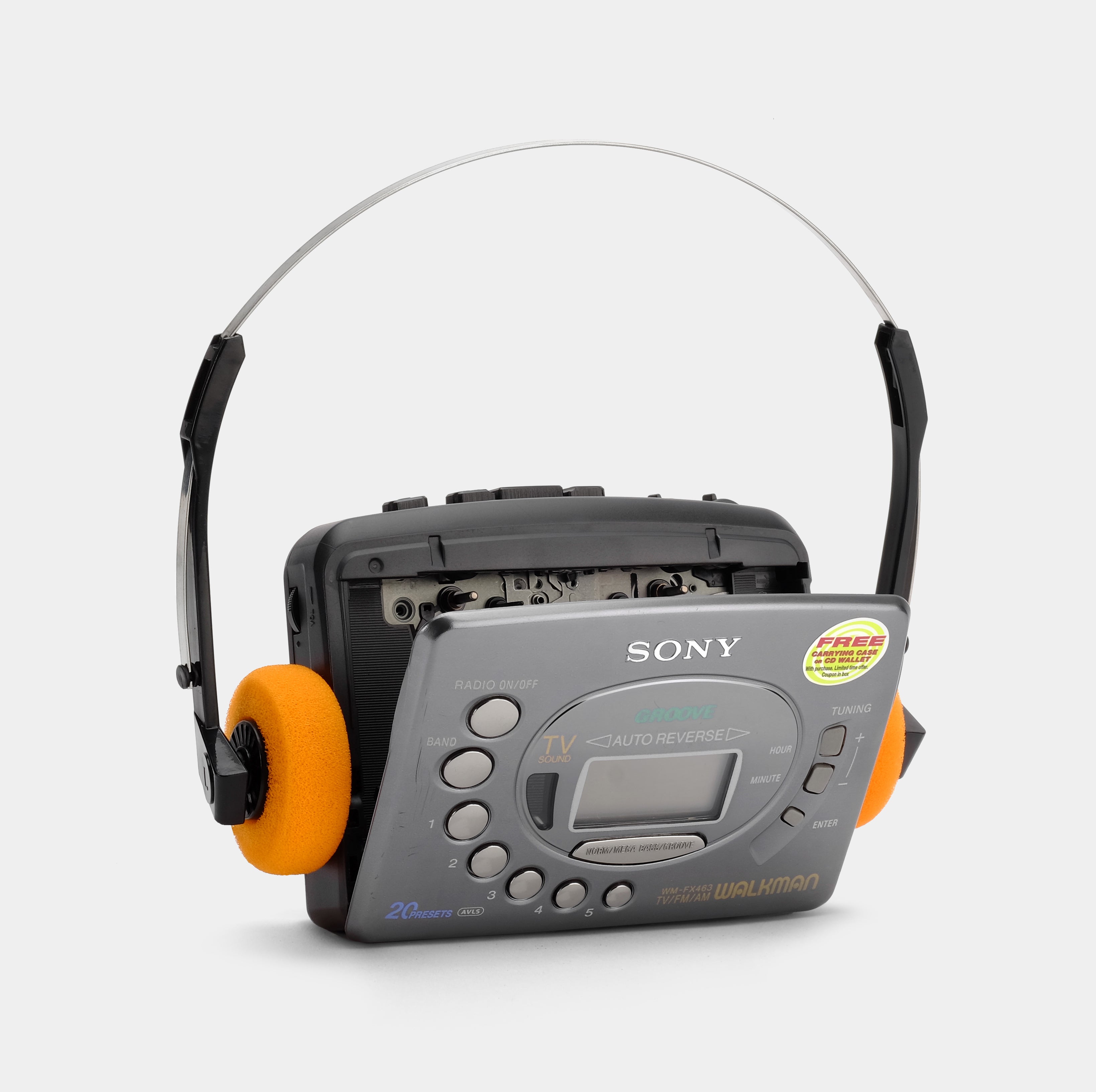 Sony Walkman Groove WM-FX463 TV/AM/FM Portable Cassette Player