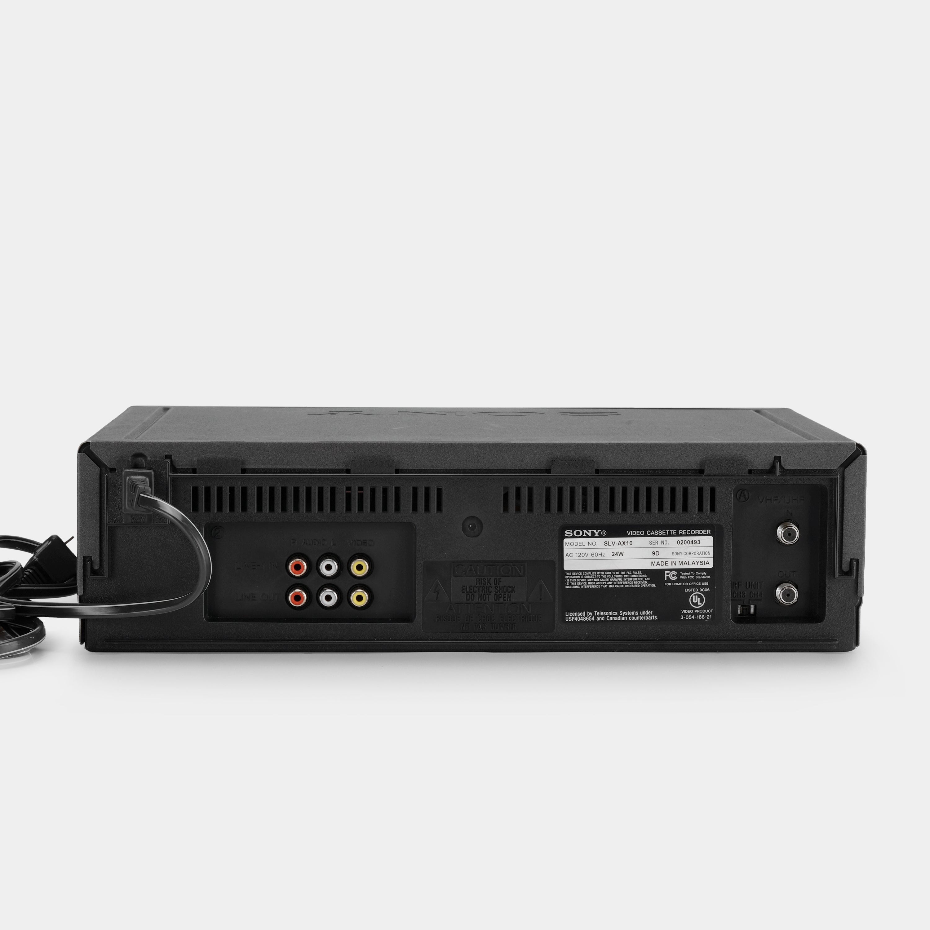 Sony SLV-AX10 VCR VHS Player