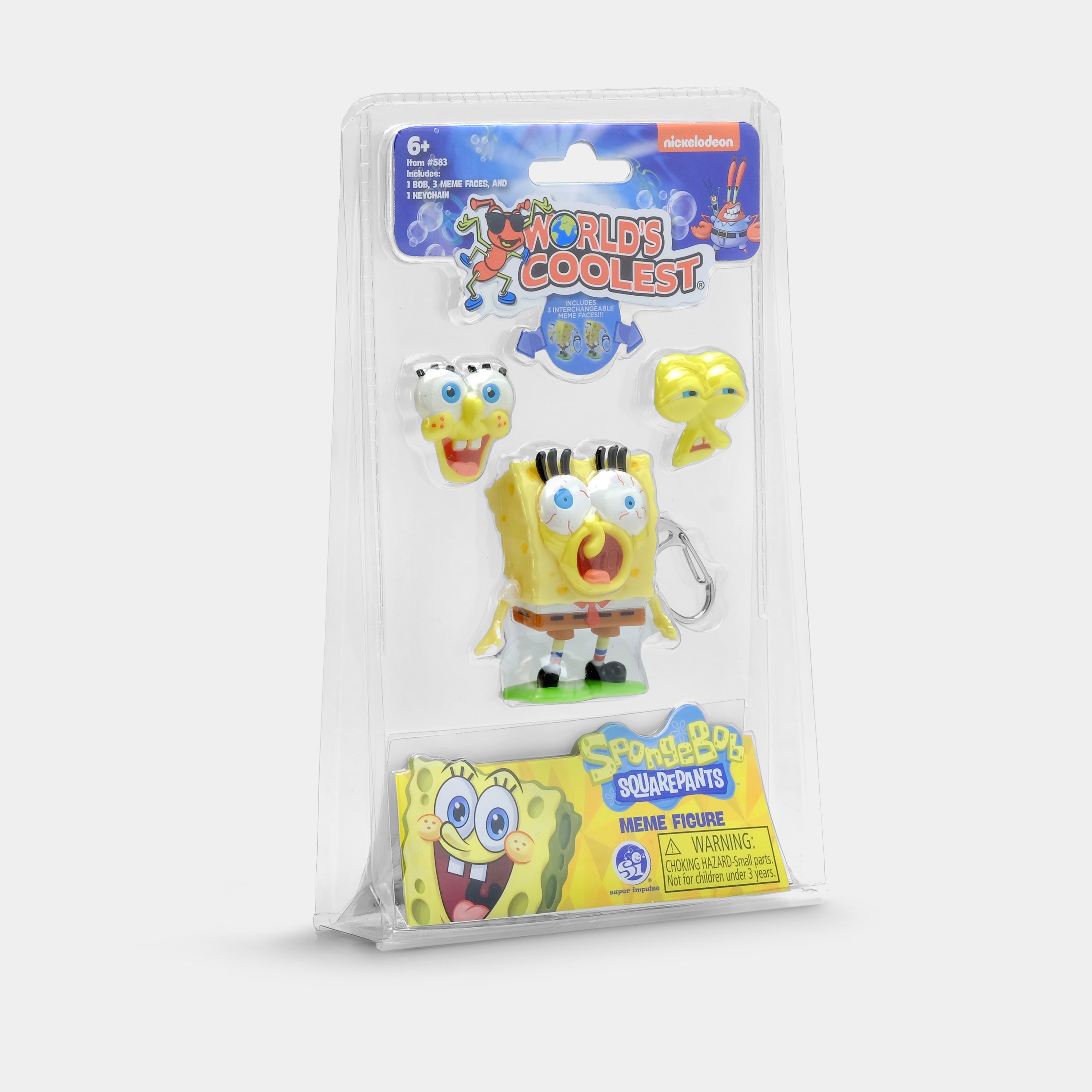 World's Coolest SpongeBob SquarePants Meme Keychain
