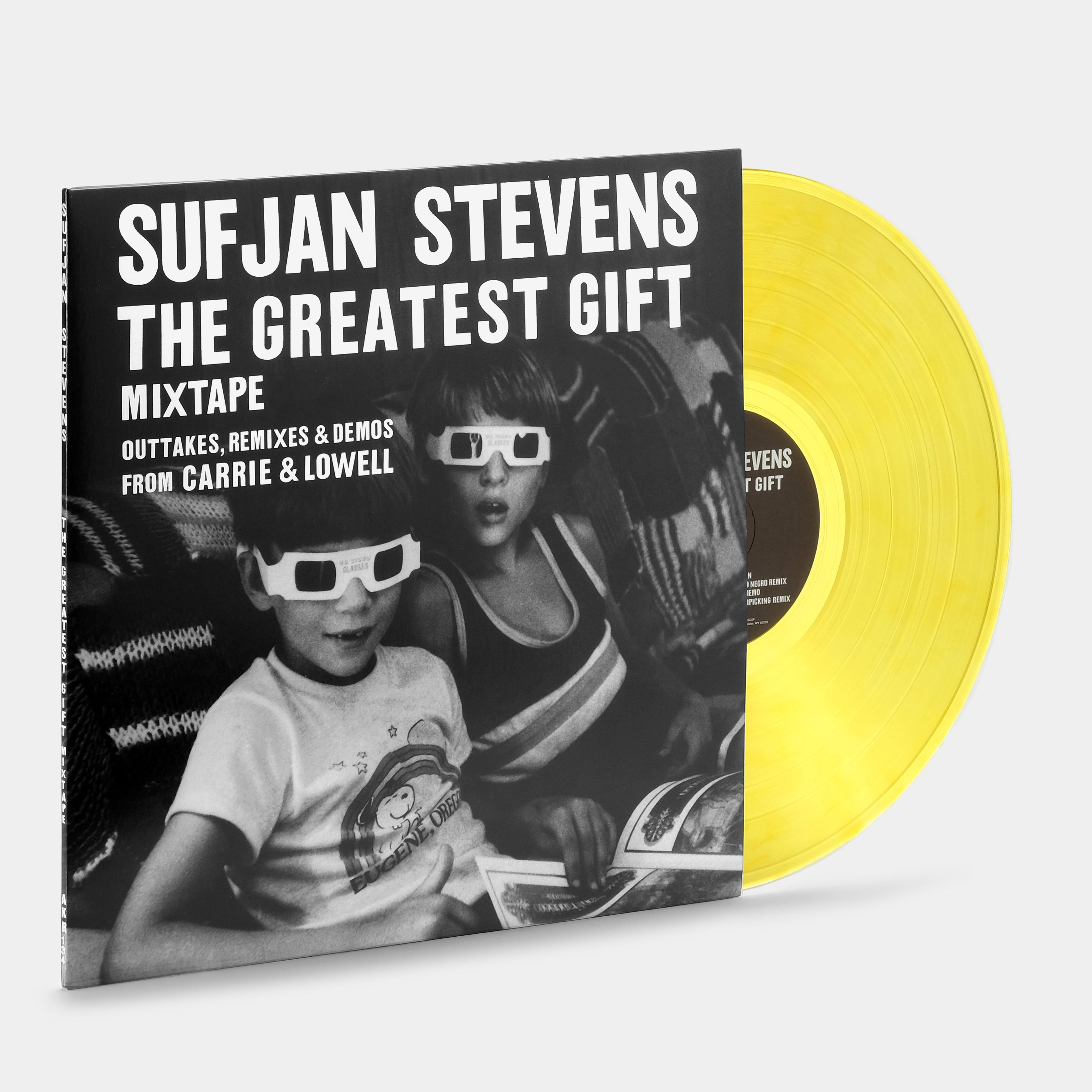 Sufjan Stevens - The Greatest Gift Mixtape (Outtakes, Remixes & Demos from Carrie & Lowell) LP Translucent Yellow Vinyl Record