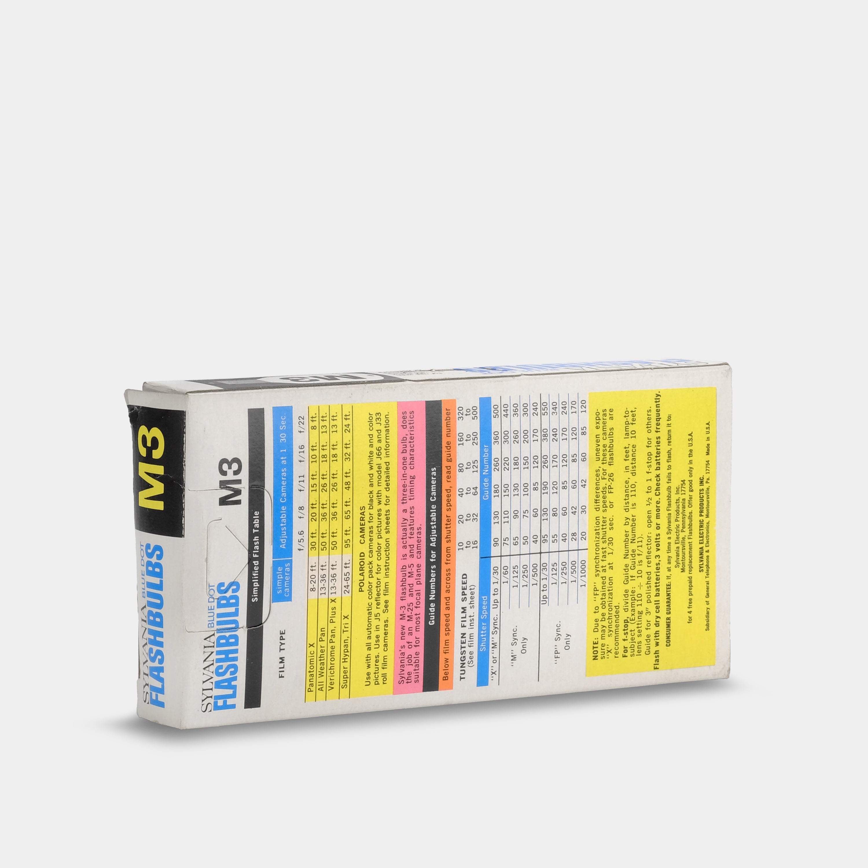 M3 Packfilm Flash Bulbs