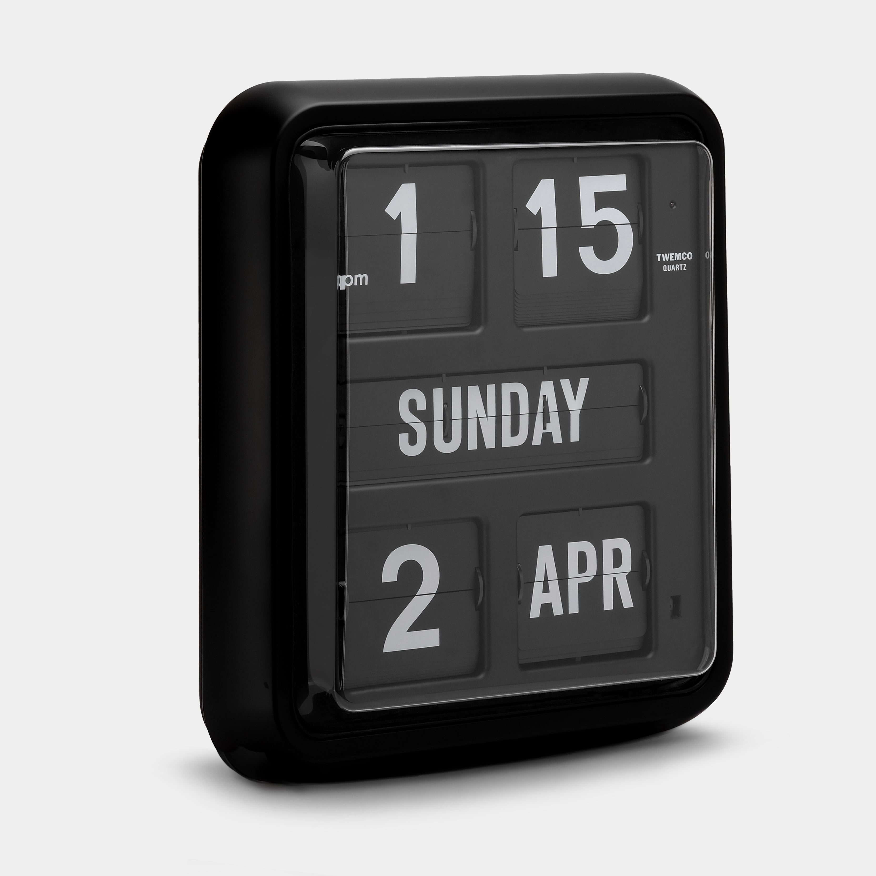 Twemco BQ-170 Calendar Flip Wall Clock