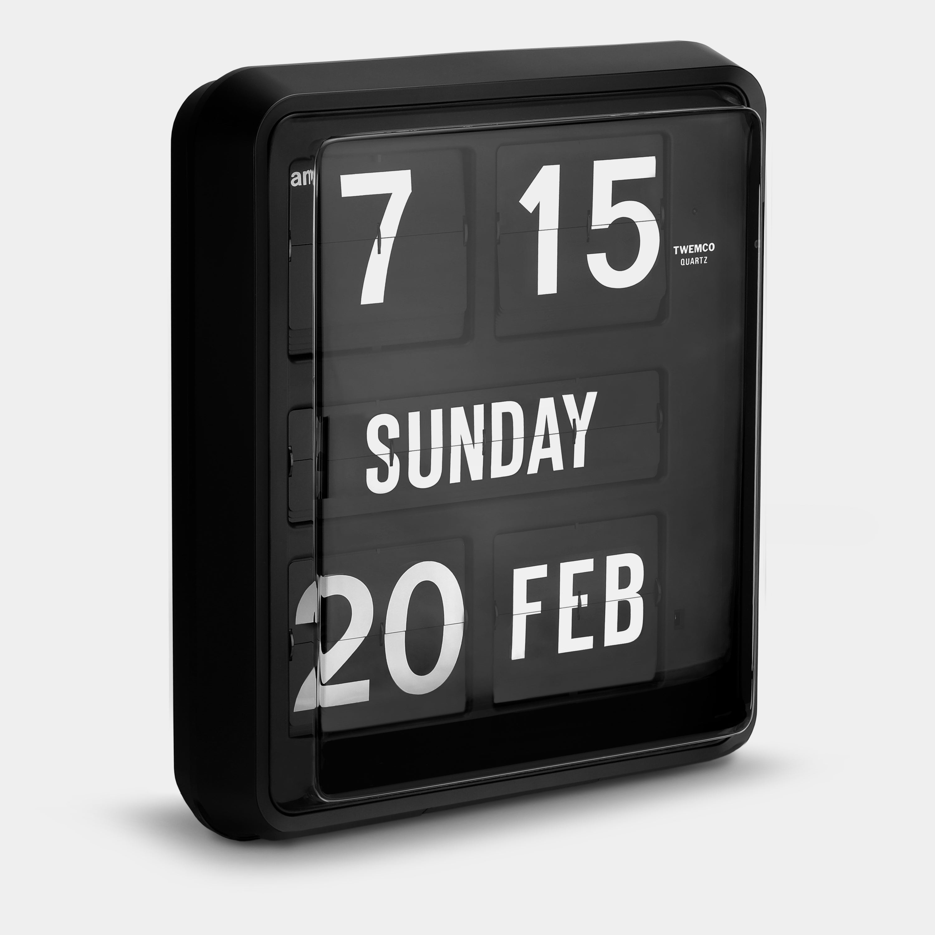 Twemco BQ-1700 Calendar Flip Wall Clock