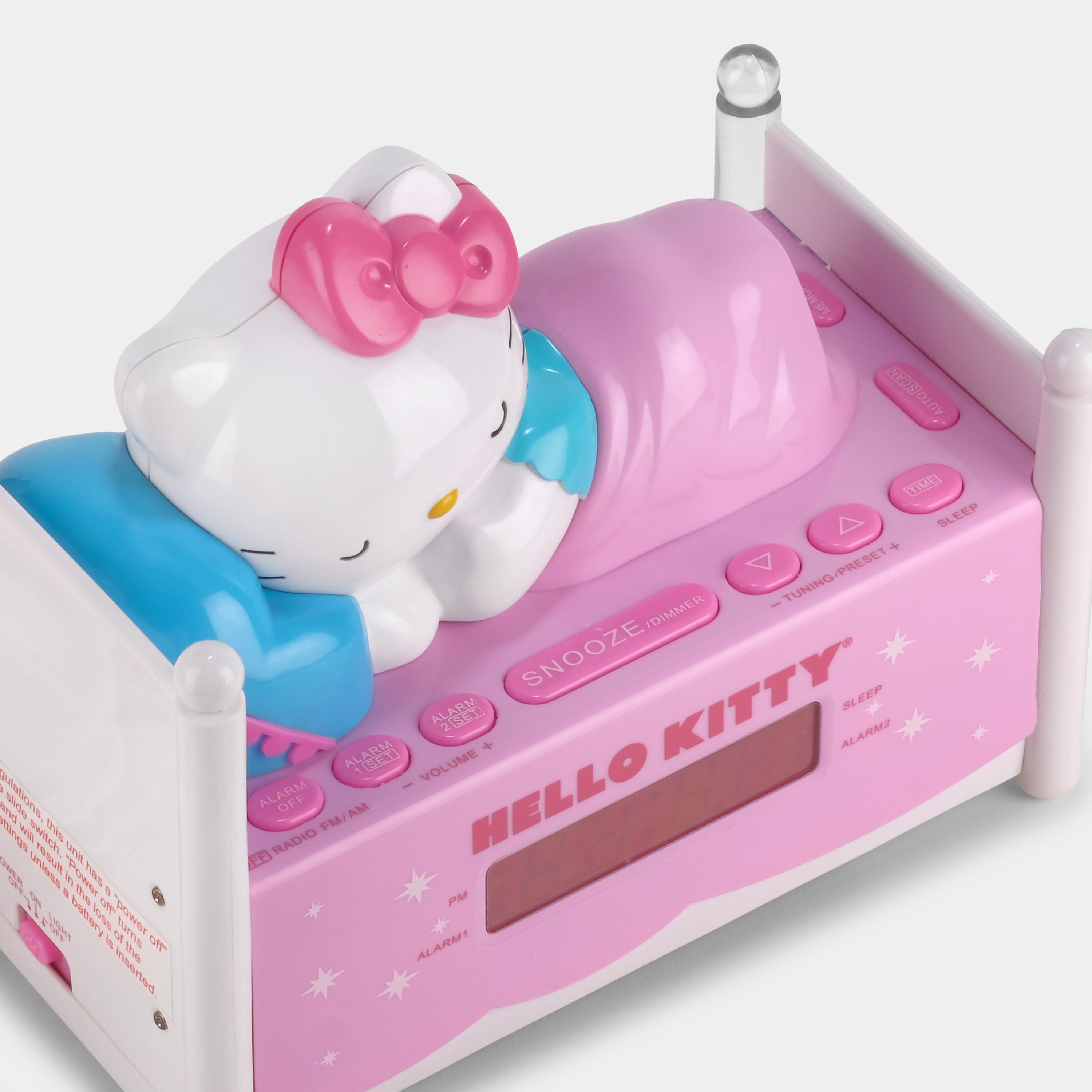 Hello Kitty KT2052 Sleeping Kitty Alarm Clock Radio – Retrospekt