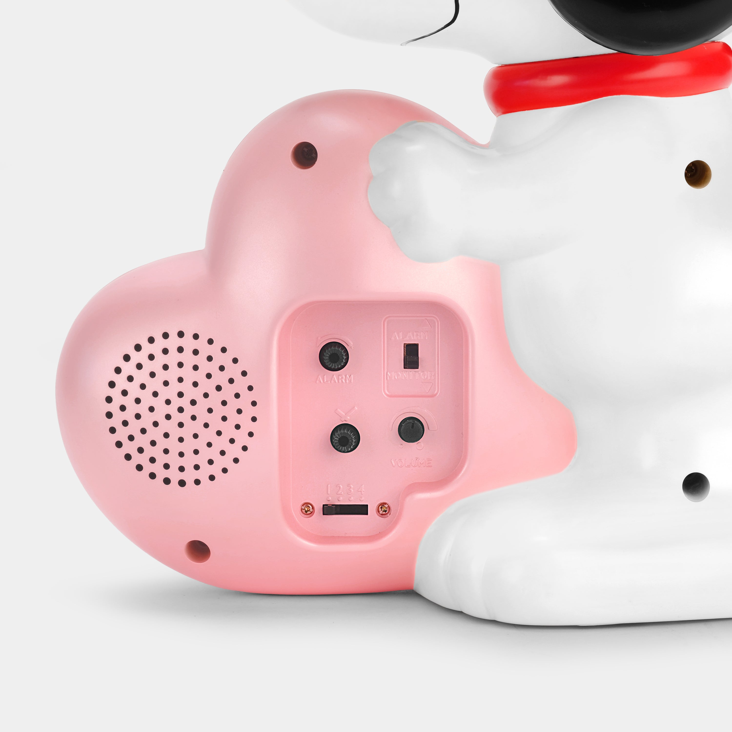 SNOOPY 置時計 陶器 超レア物 Table Clock アンティーク Citizen Japan Peanuts Snoopy & Woodstock Blue Plastic Battery