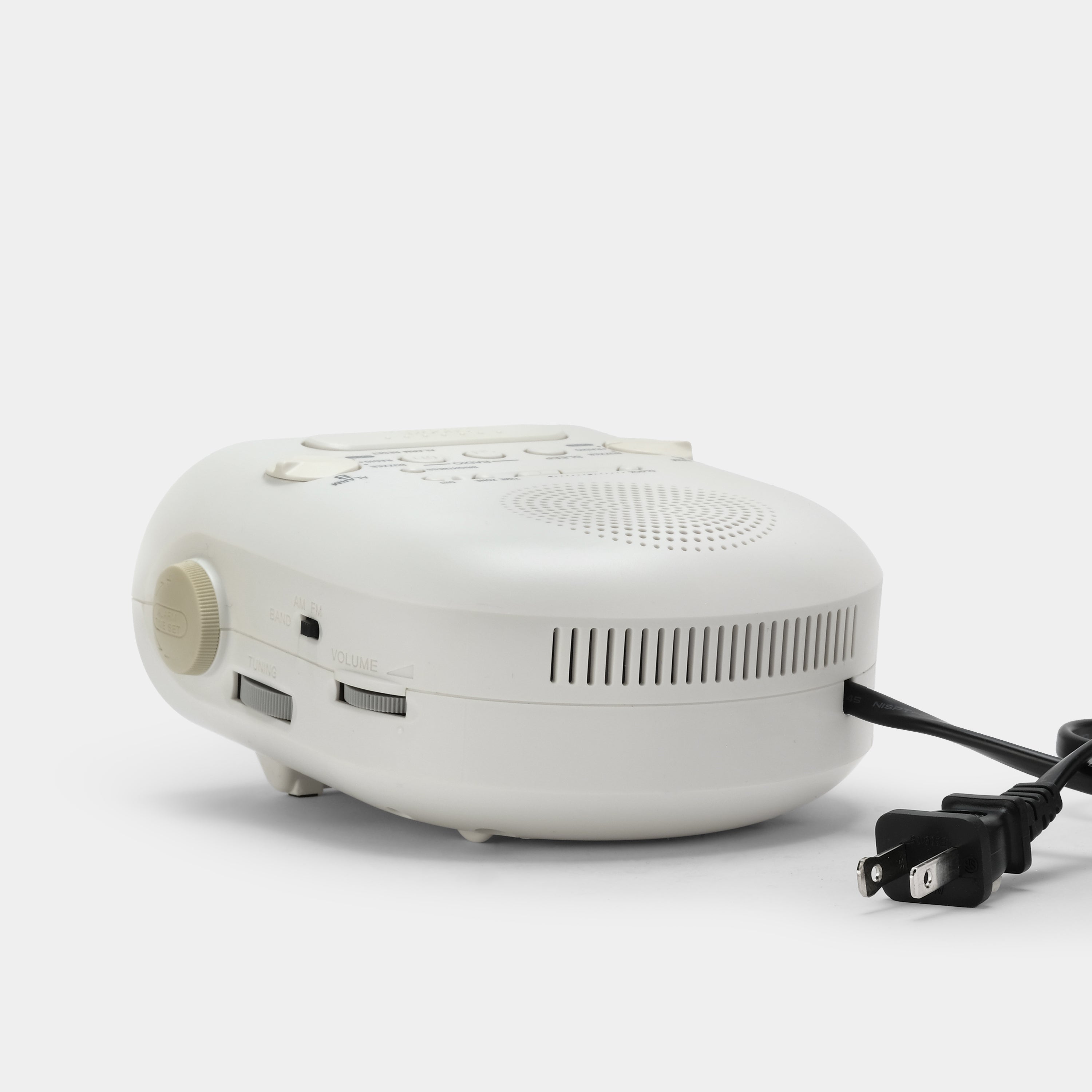Radio reloj despertador Sony ICF-C318 Dream Machine AM/FM modelo blanco