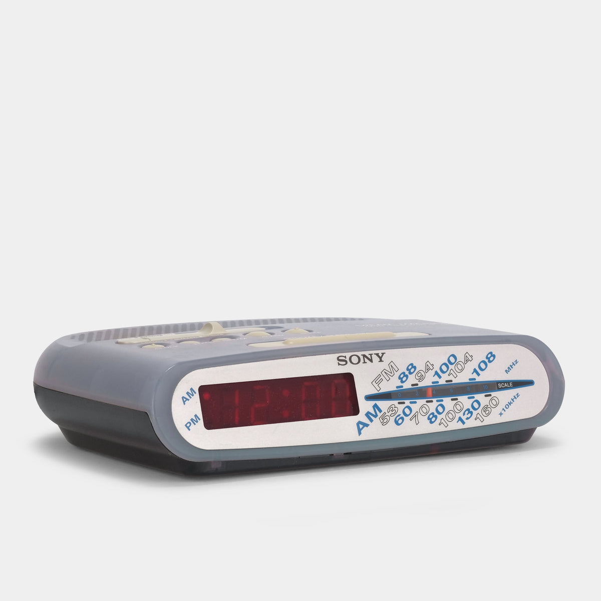 Sony Dream Machine ICF-C295 Transparent Blue FM/AM Digital Alarm Clock