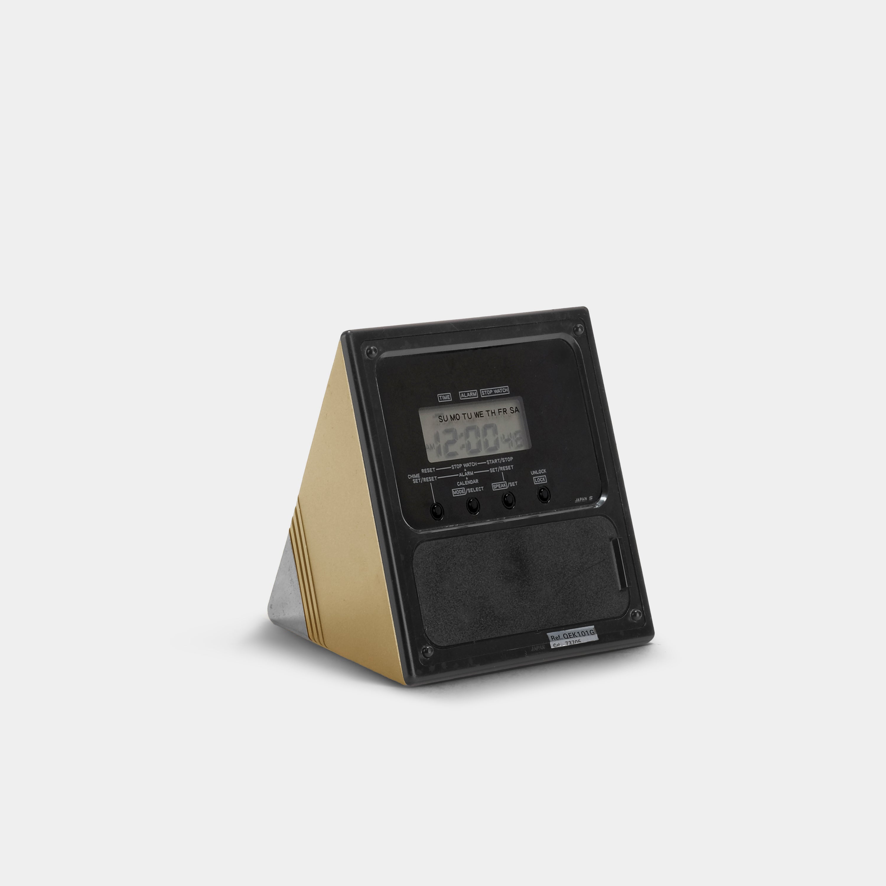 Seiko Gold Pyramid Alarm Clock