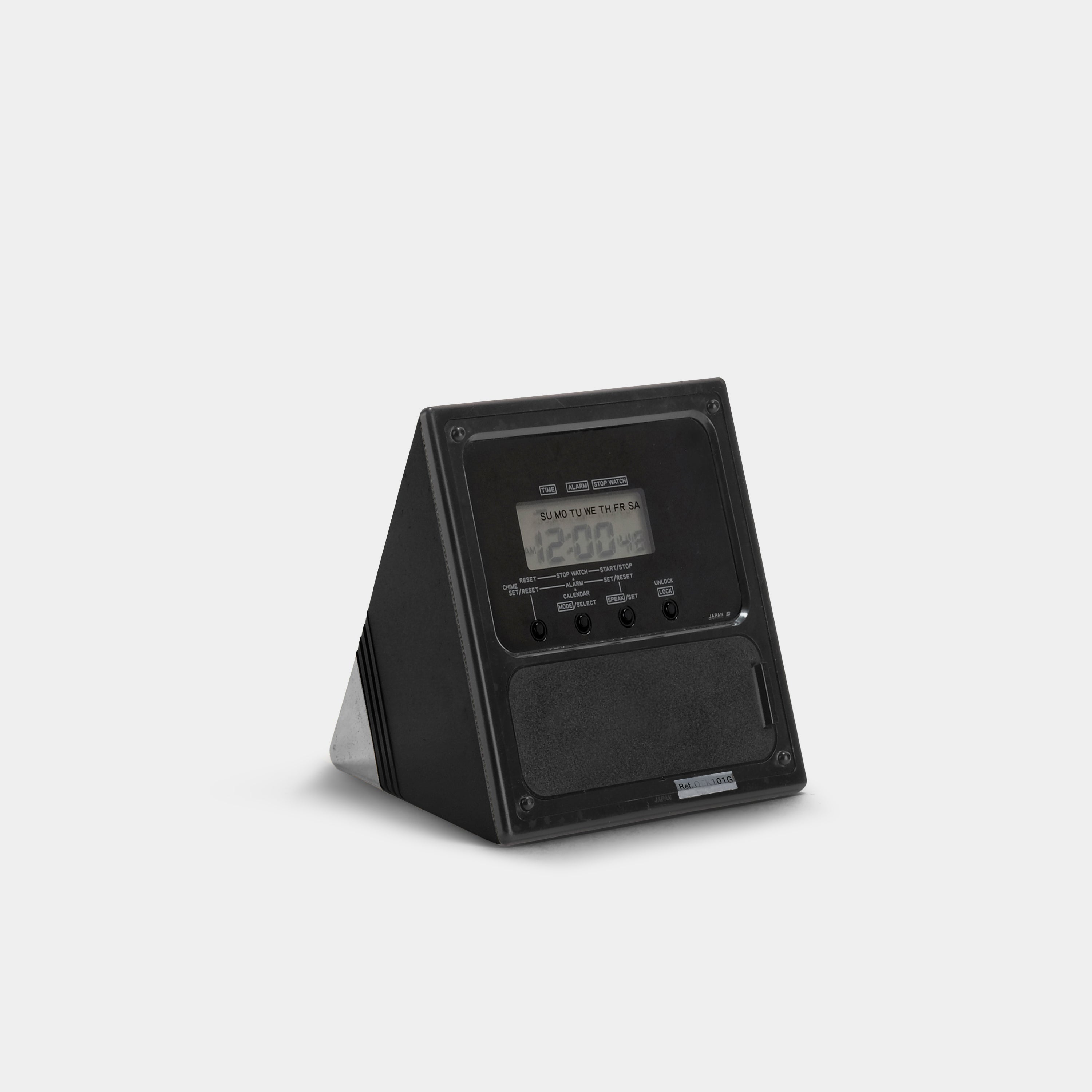 Seiko Black Pyramid Alarm Clock