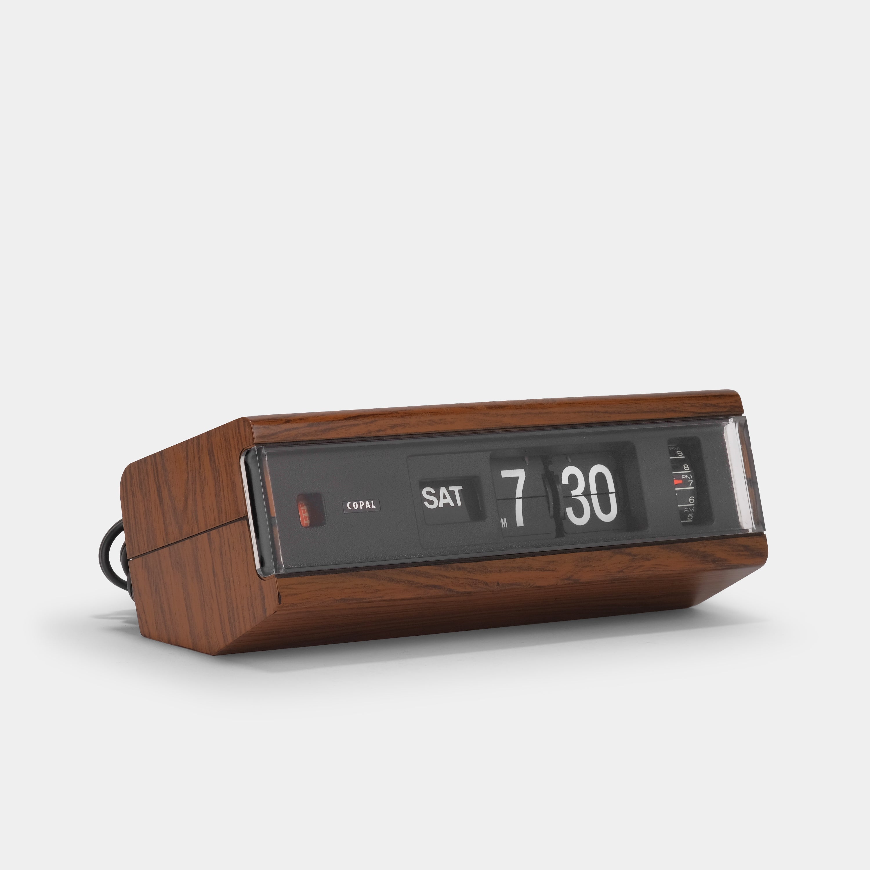 Copal Model 229 Wood Flip Alarm Clock