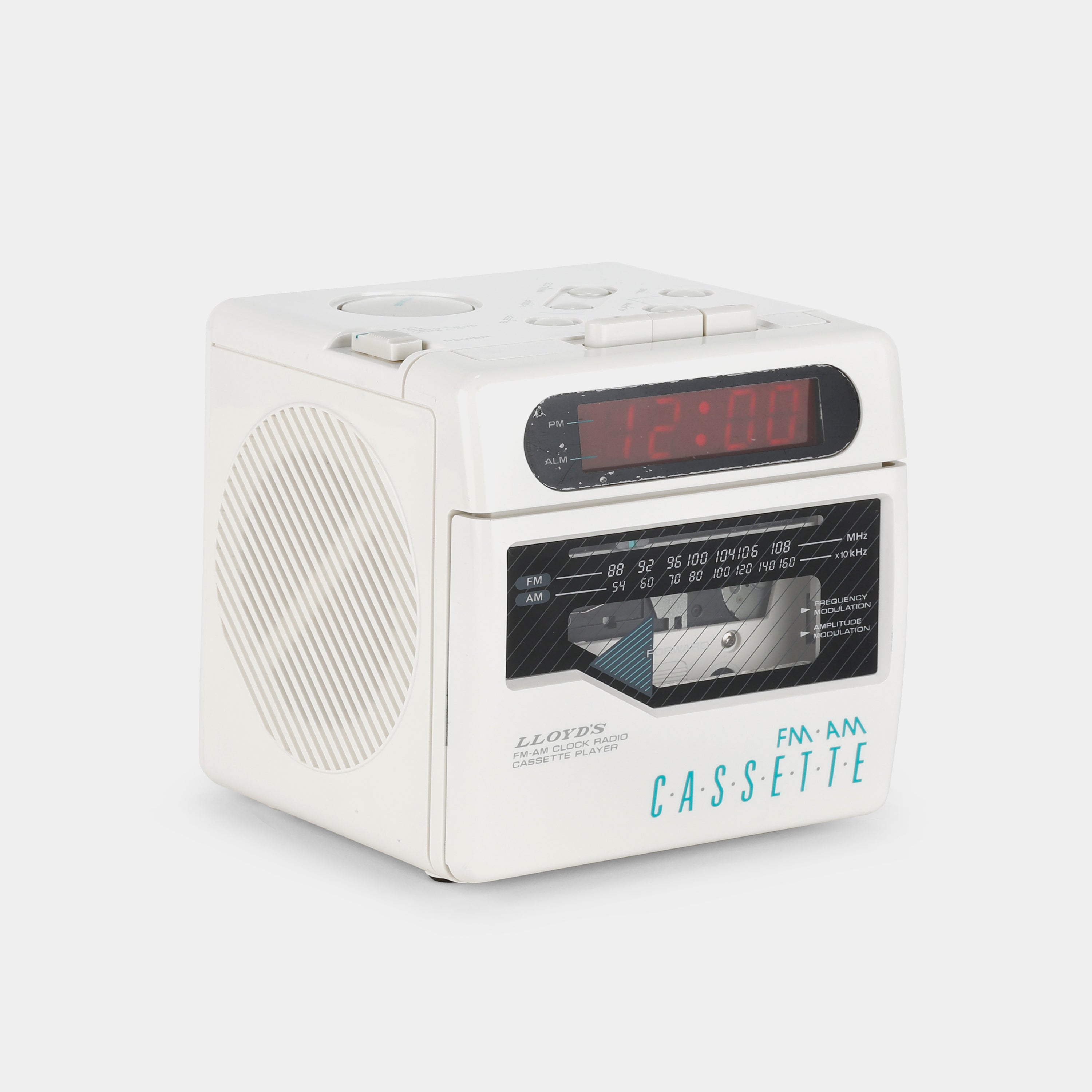 Lloyd's CR201 AM/FM Electronic Clock Radio Cassette Player