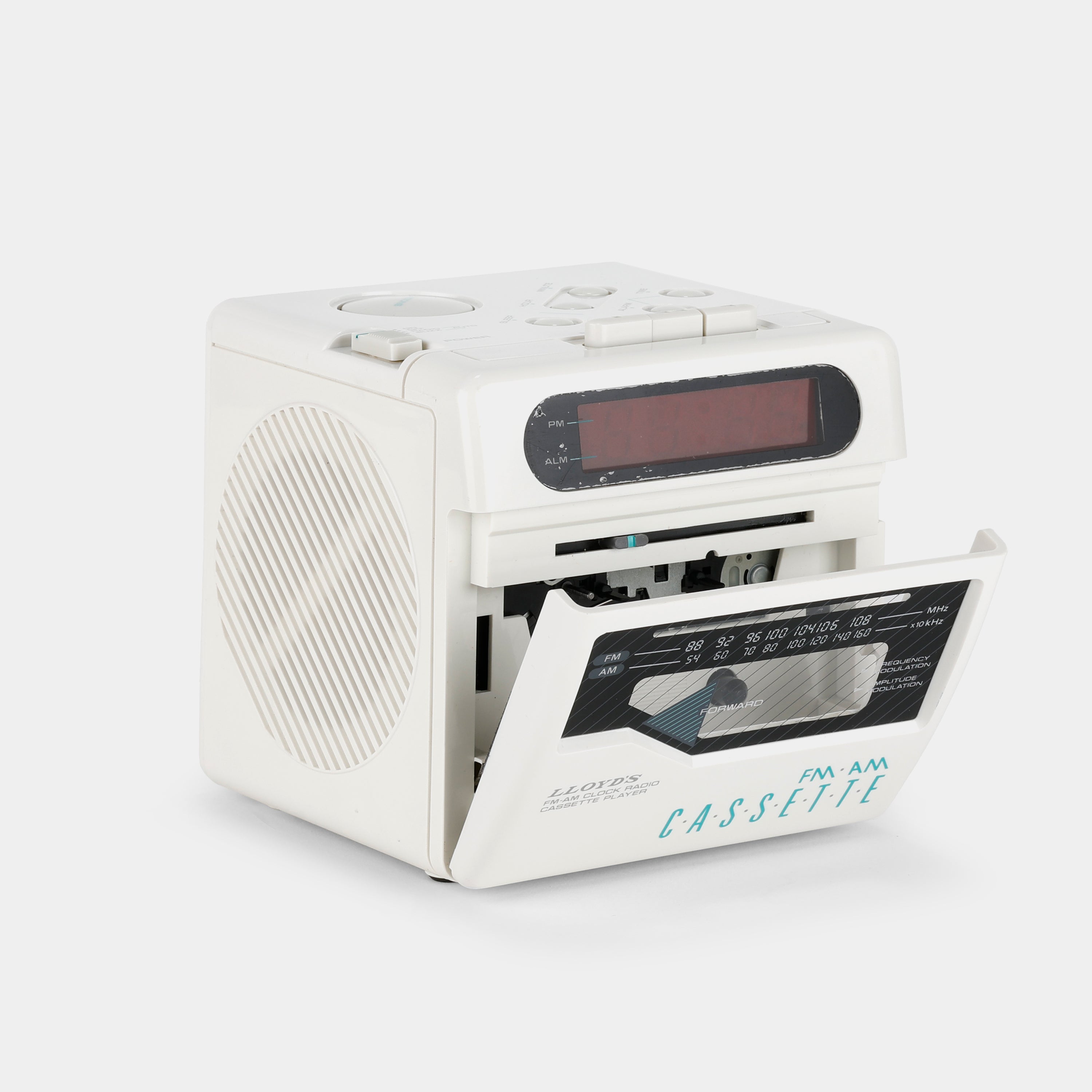 Lloyd's CR201 AM/FM Electronic Clock Radio Cassette Player