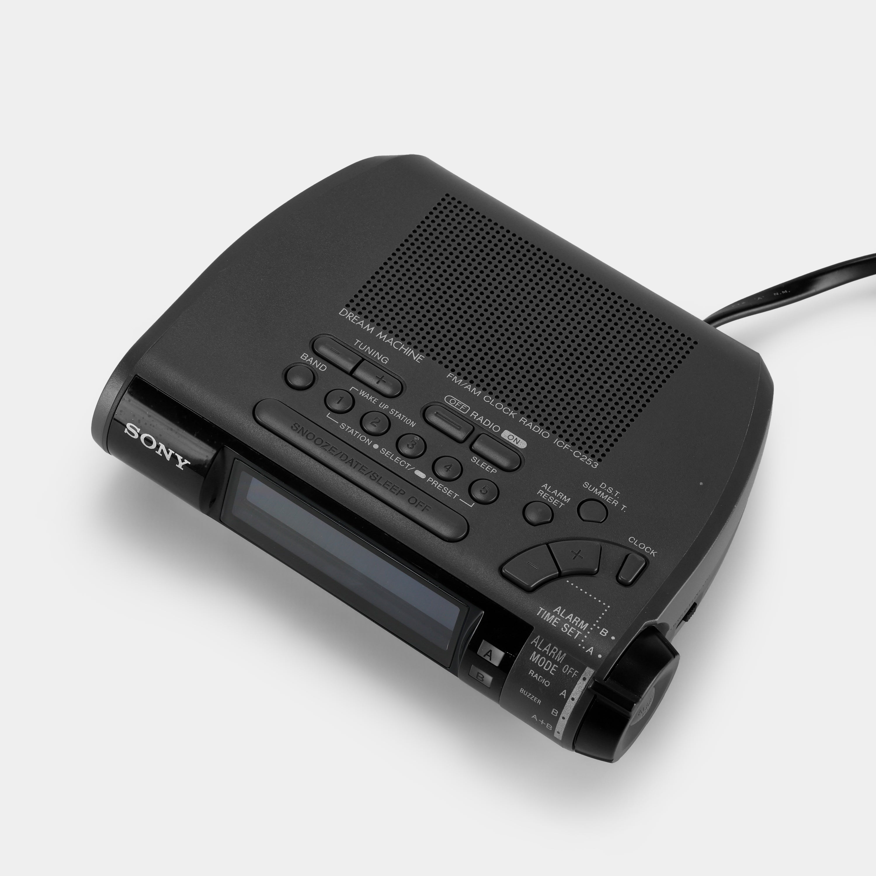 ③SONY　ソニーラジオ　AMFM Sony Dream Machine ICF-C253 Alarm Clock Radio