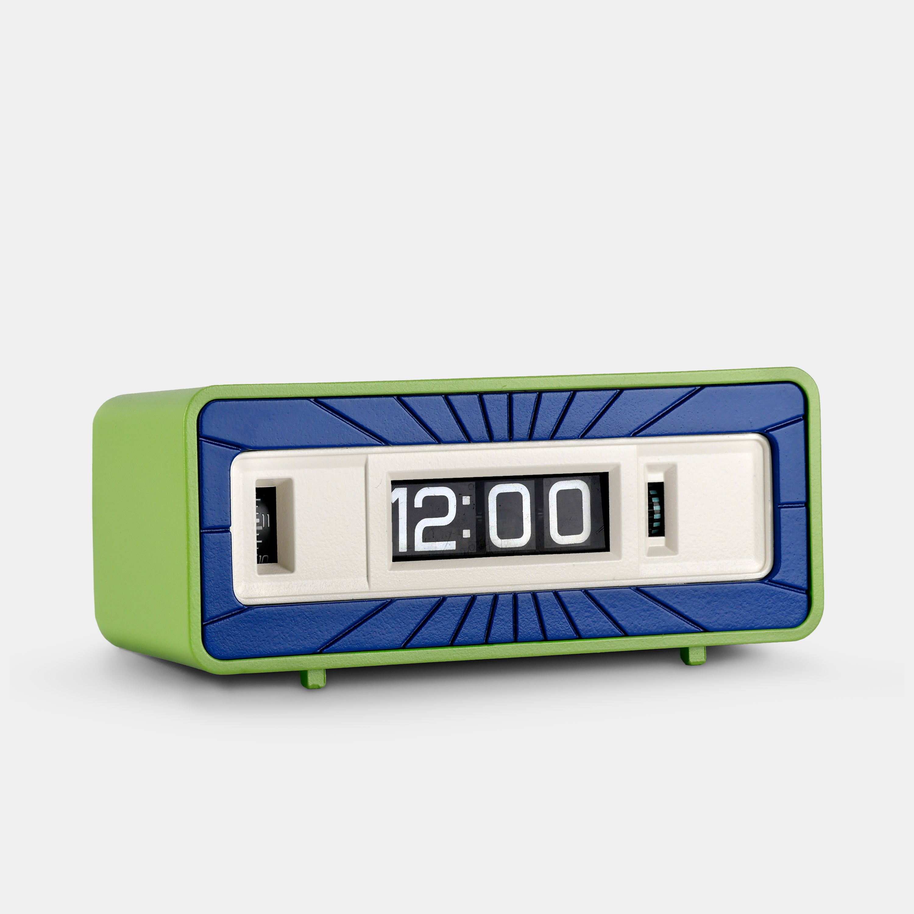 General Electric Lighted Dial Green and Blue Alarm Clock