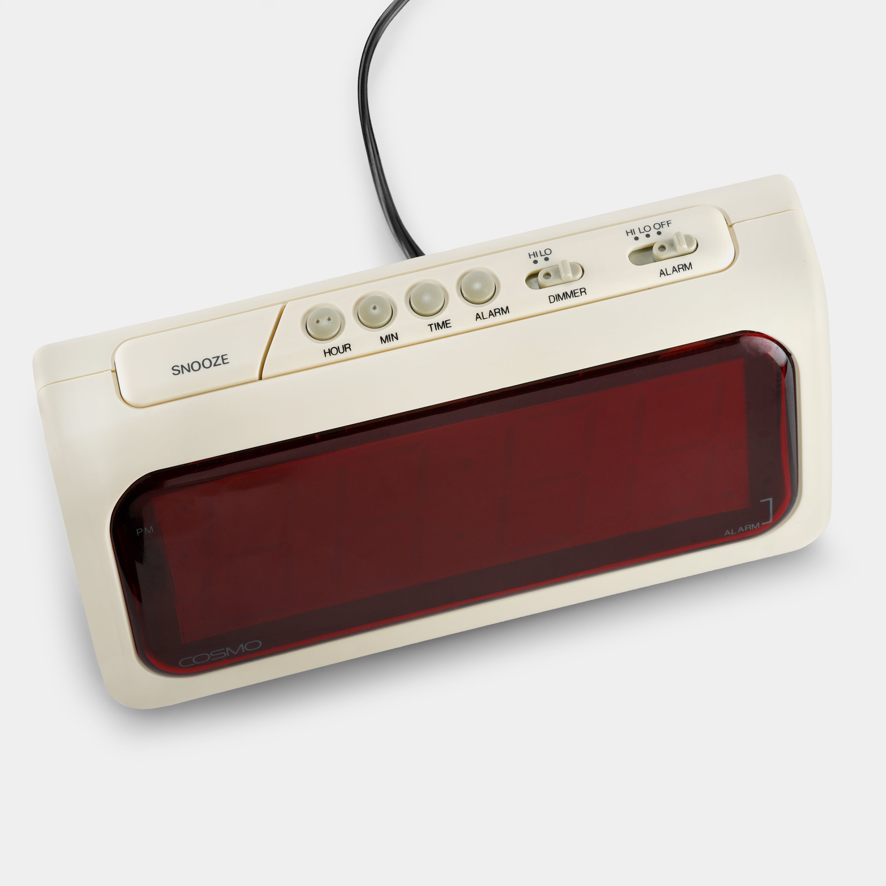Cosmo E555-05 Ivory Digital Alarm Clock