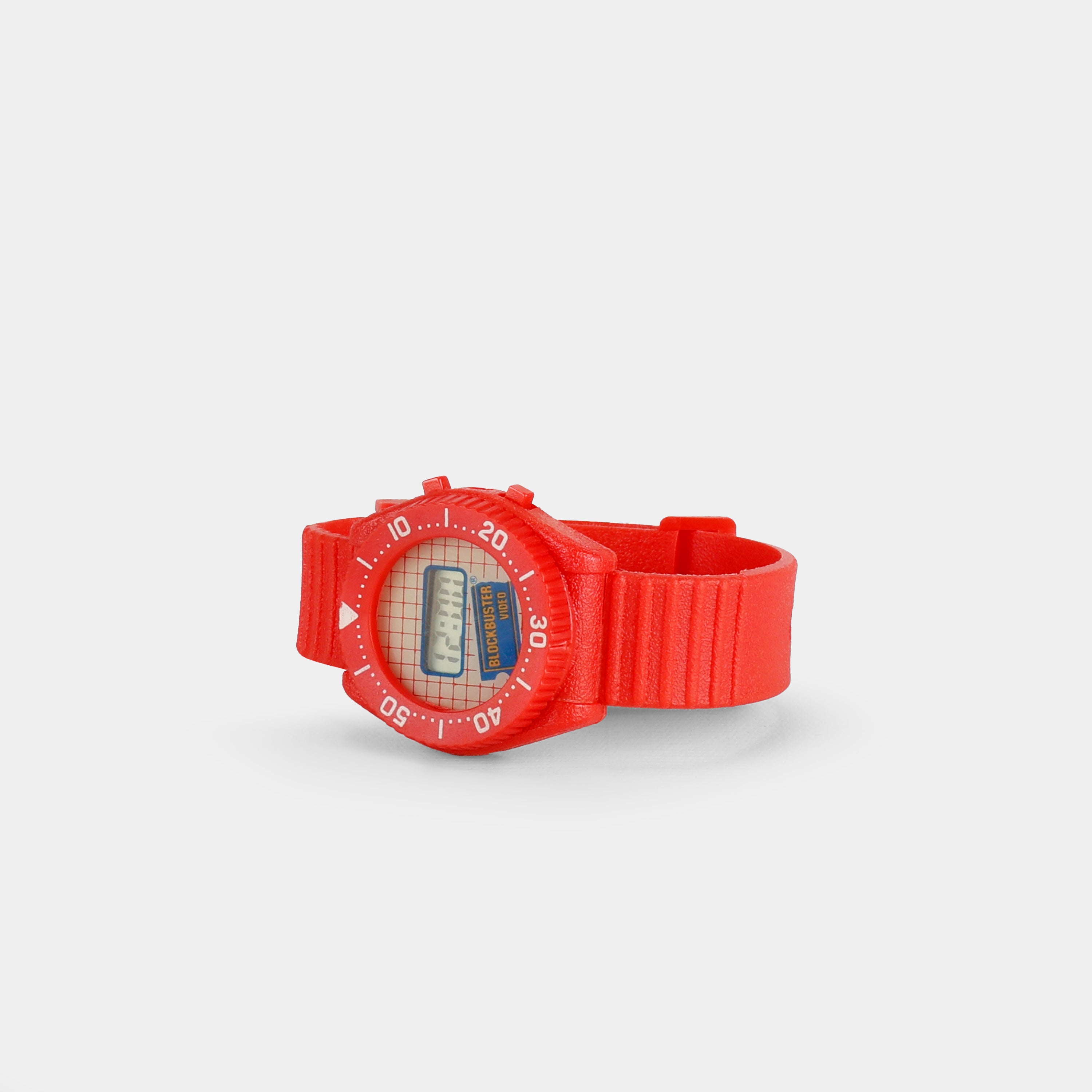 Blockbuster Video Red Digital Wristwatch