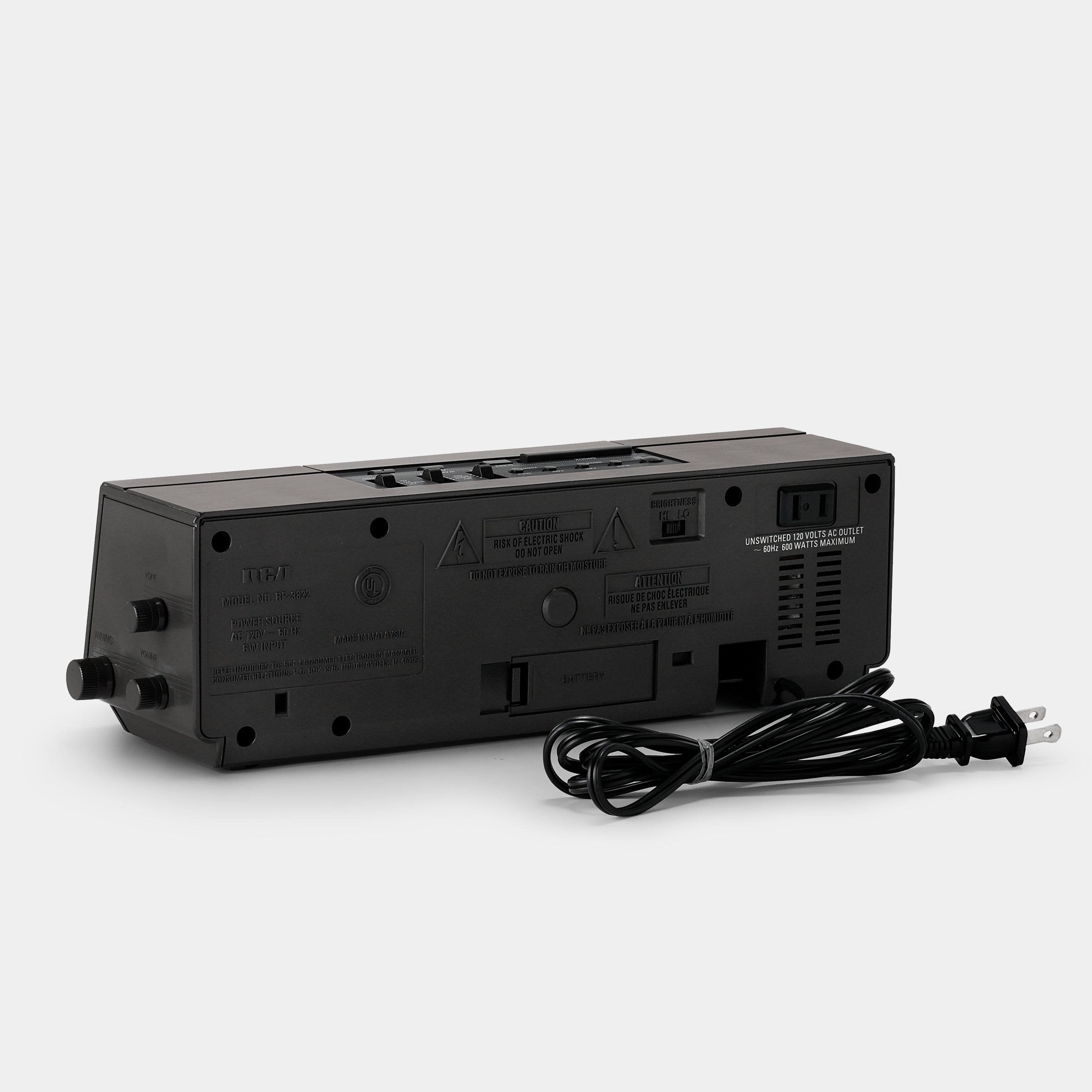 RCA RP-3822 Alarm Clock Radio