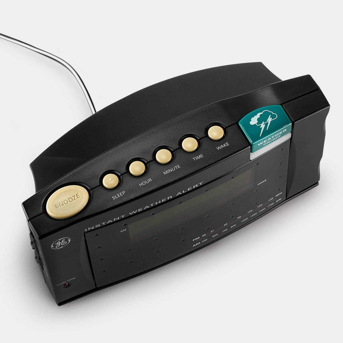 General Electric 7-4845A Instant Weather Alert Alarm Clock Radio